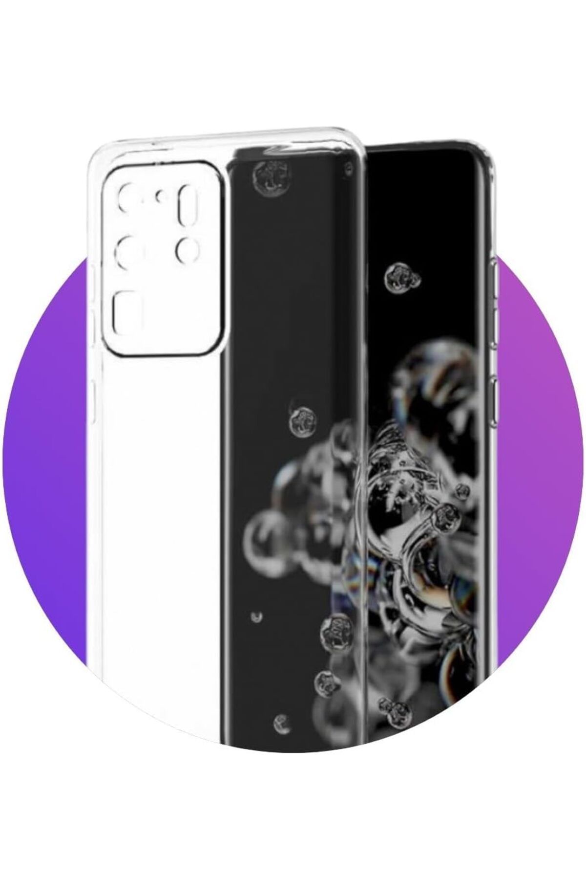 STOREMAX ELZ Galaxy S20 ULTRA İle Uyumlu Şeffaf Kılıfı FRNTR 1127478