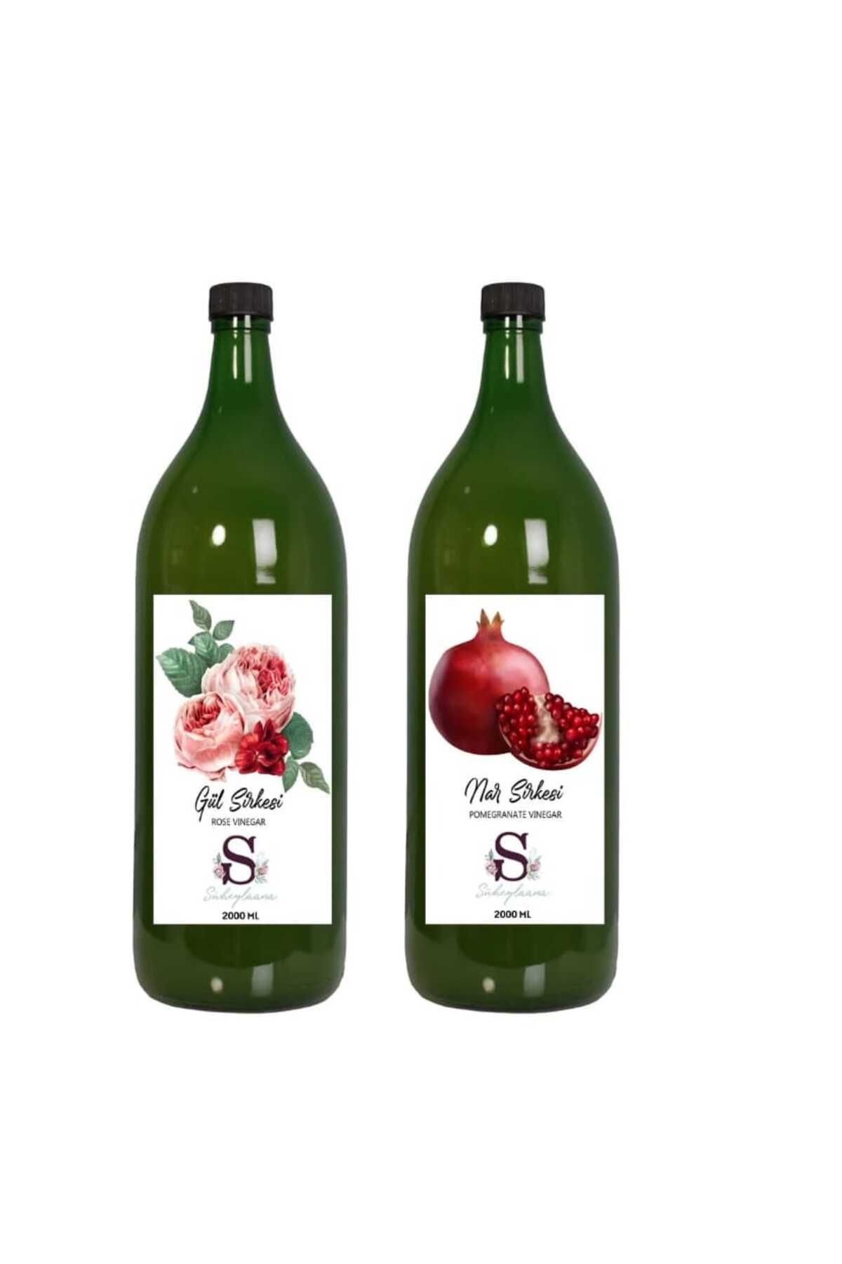 Süheylaana Doğal Gül Sirkesi 2000 Ml - Doğal Nar Sirkesi 2000 Ml