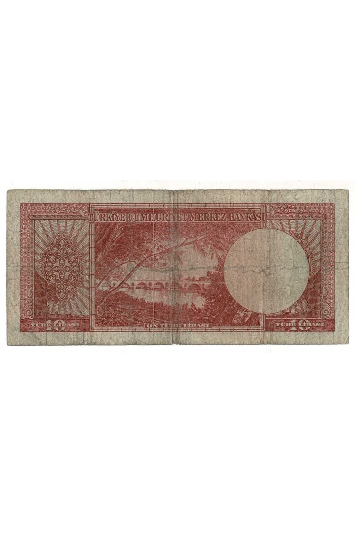 Gökçe Koleksiyon 5.Emisyon 5. Tertip 10 Türk Lirası Seri Z42 Temiz TCK9398