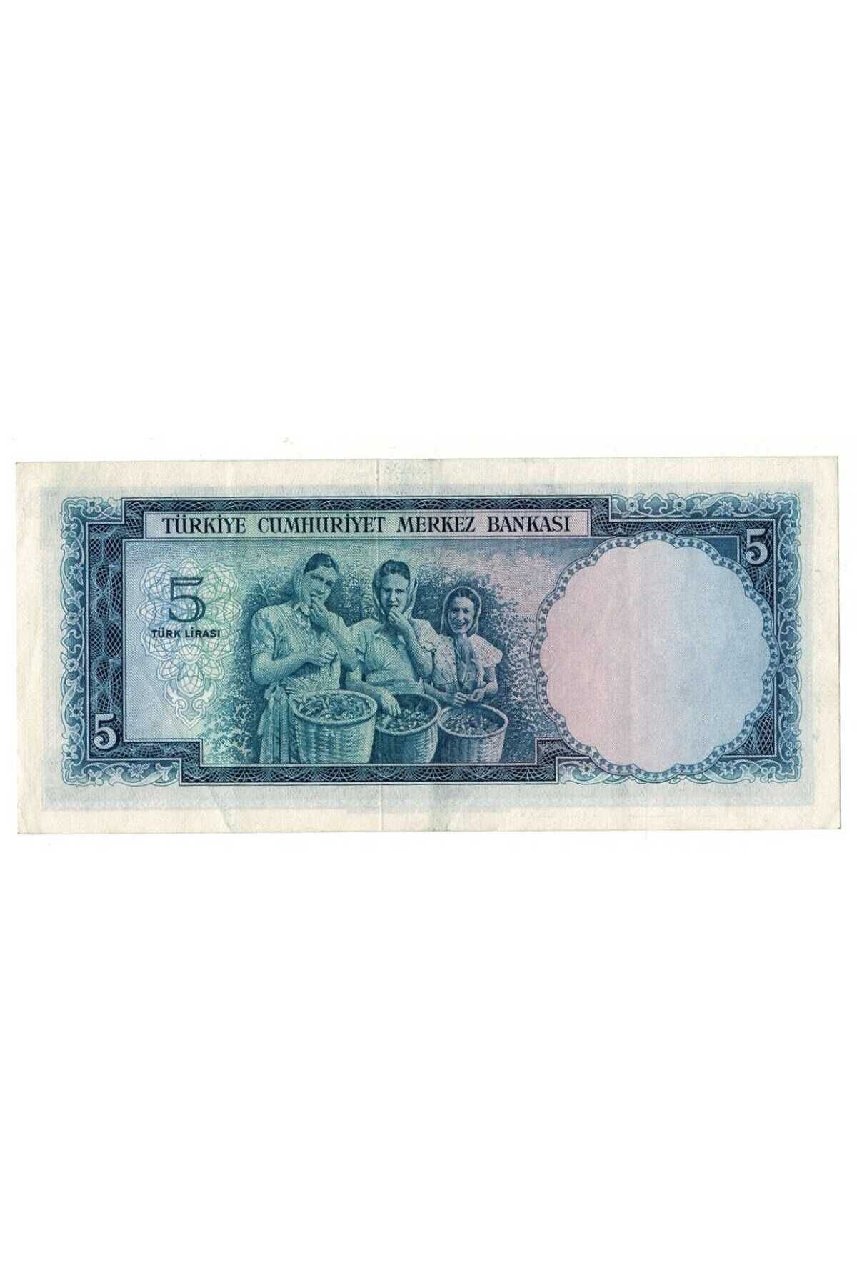 Gökçe Koleksiyon 5.Emisyon 1.Tertip 5 Türk Lirası Seri B1 NATURELÇÇT+ TCK9283