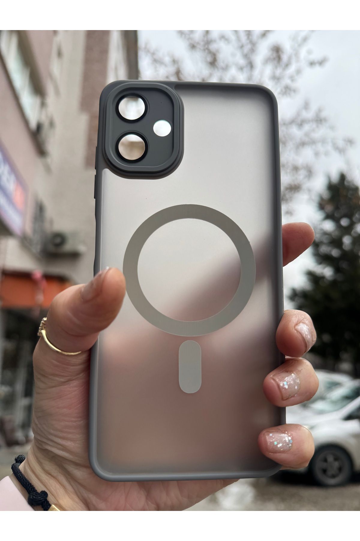 DÜNYA AKSESUAR Samsung Galaxy A06 Lens Korumalı Kılıf Mat Darbe Önleyici Tam Koruma Silikon Kılıf
