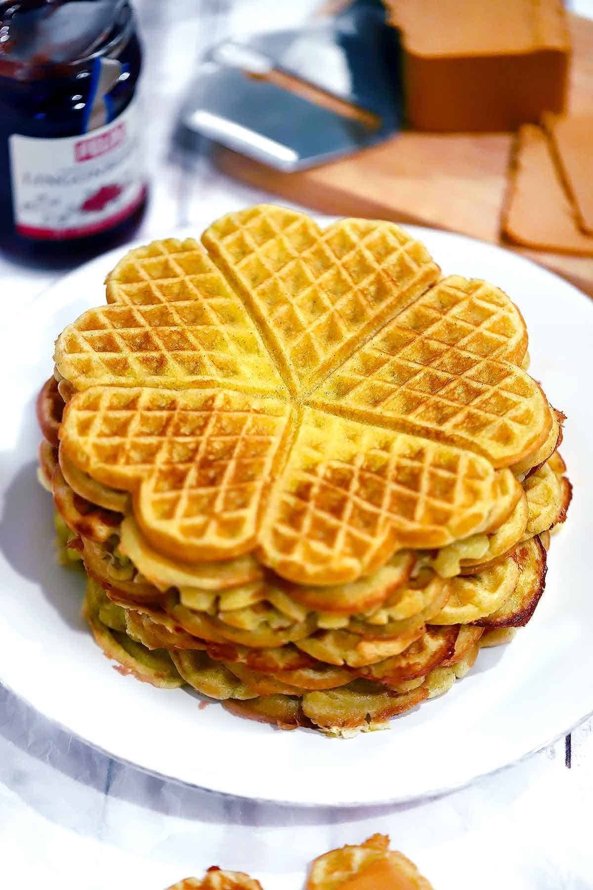 Zass-Waffle maker Zass ZWM 01, 750W, 5 heart-shaped waffles, 18.5 cm, Non-stick and easy-to-clean 9