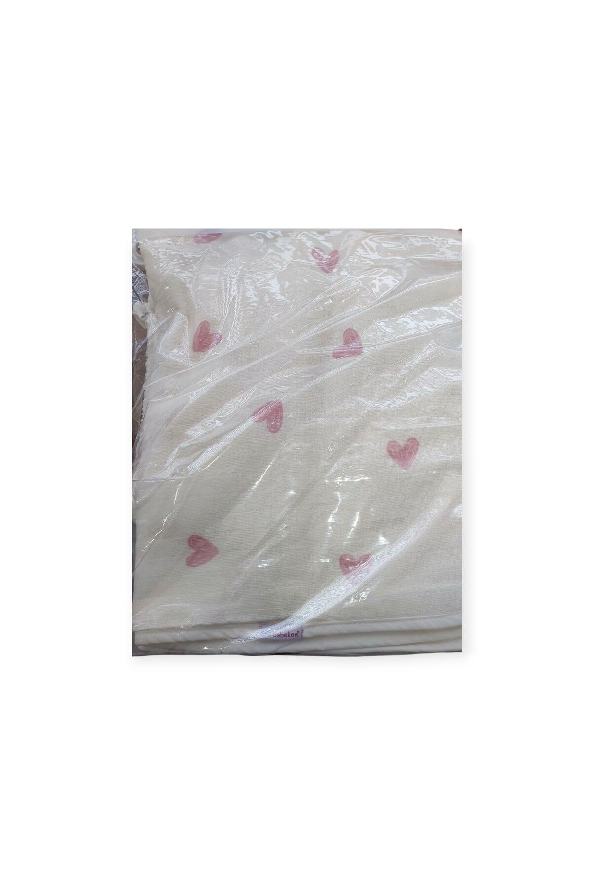 Bebekevi BEVİ 1040 MÜSLİN KAPŞONLU 2Lİ SİLGİ 75x75 cm