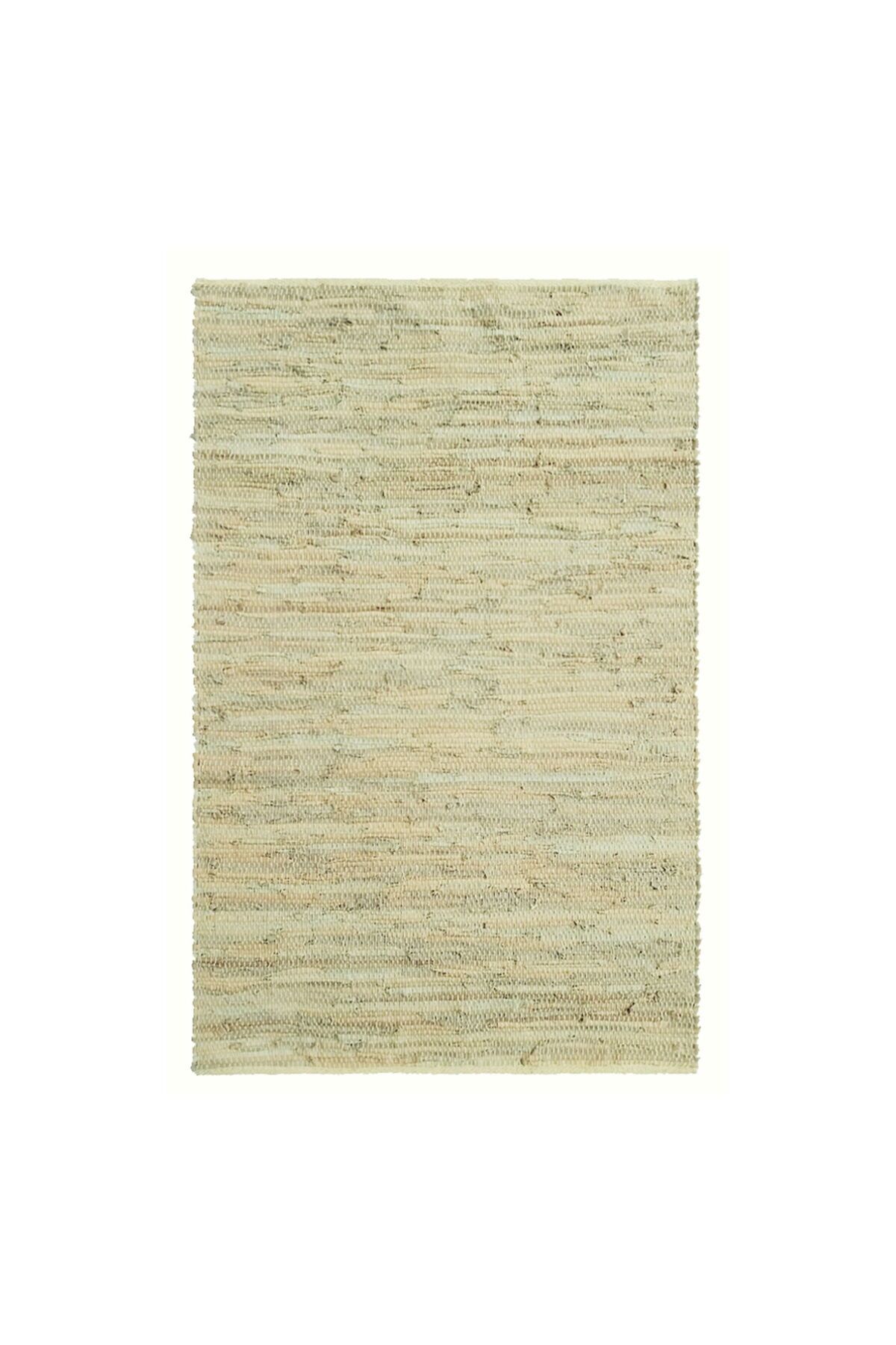 MATMEL Home 1718225C Deri Kilim - Natürel / Gold - 75x150 cm