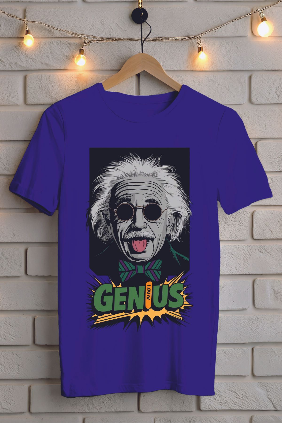 ModaSphere GENIUS Baskılı Unisex Tişört