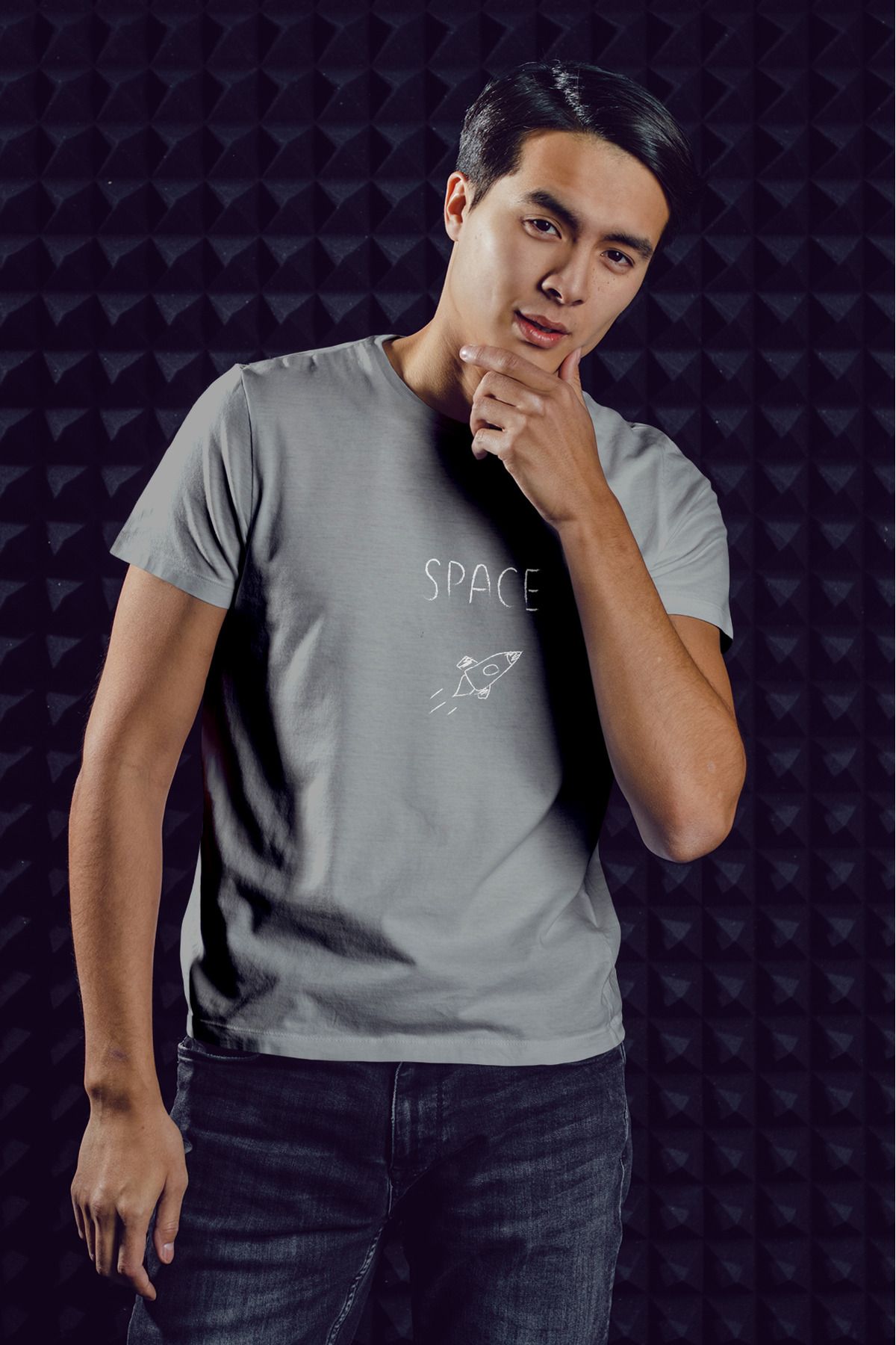Decrift Space %100 Pamuk Erkek T-Shirt