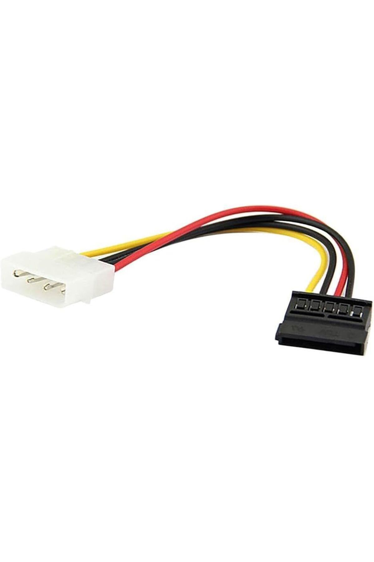 Mu Art Ahşap Mrt Plus PX-4960 PSU Molex Sata Çevirici, Kasa içi HDD/DVD/SSD 4 pin Molex to Sata Power Güç Kab