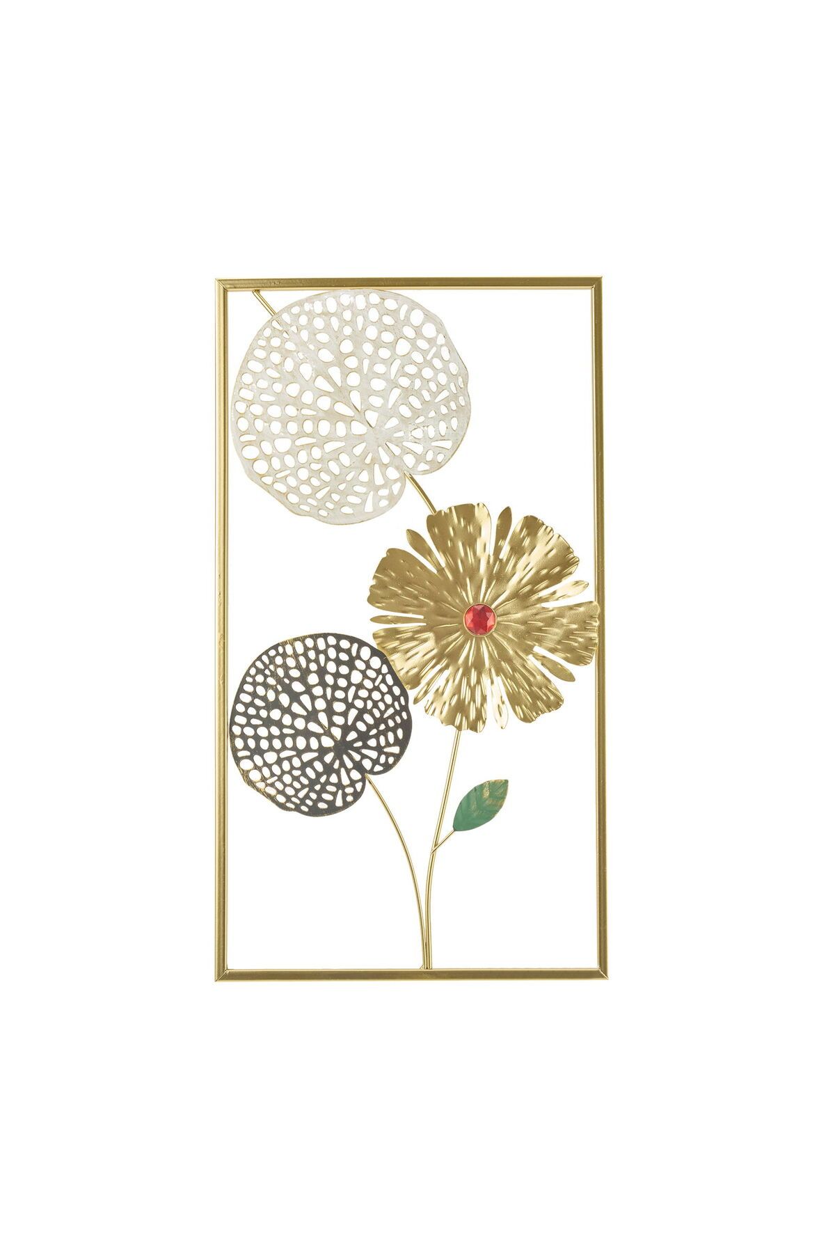 MATMEL Gardenya Metal Tablo - Renkli - 45x25 cm