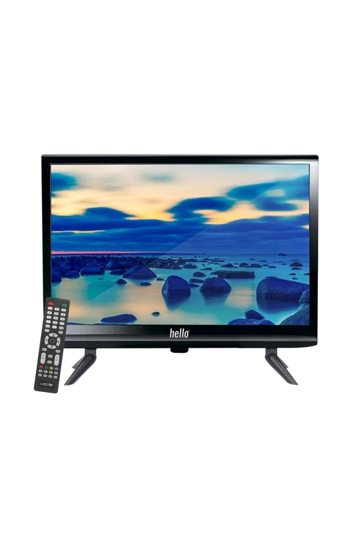 mega fair Hello Hl-1900 19 Full Hd Led Monitör (12 Volt Adaptörlü)(audıo In-rca-vga-hdmı-usb) 45 Cm X 32 Cm