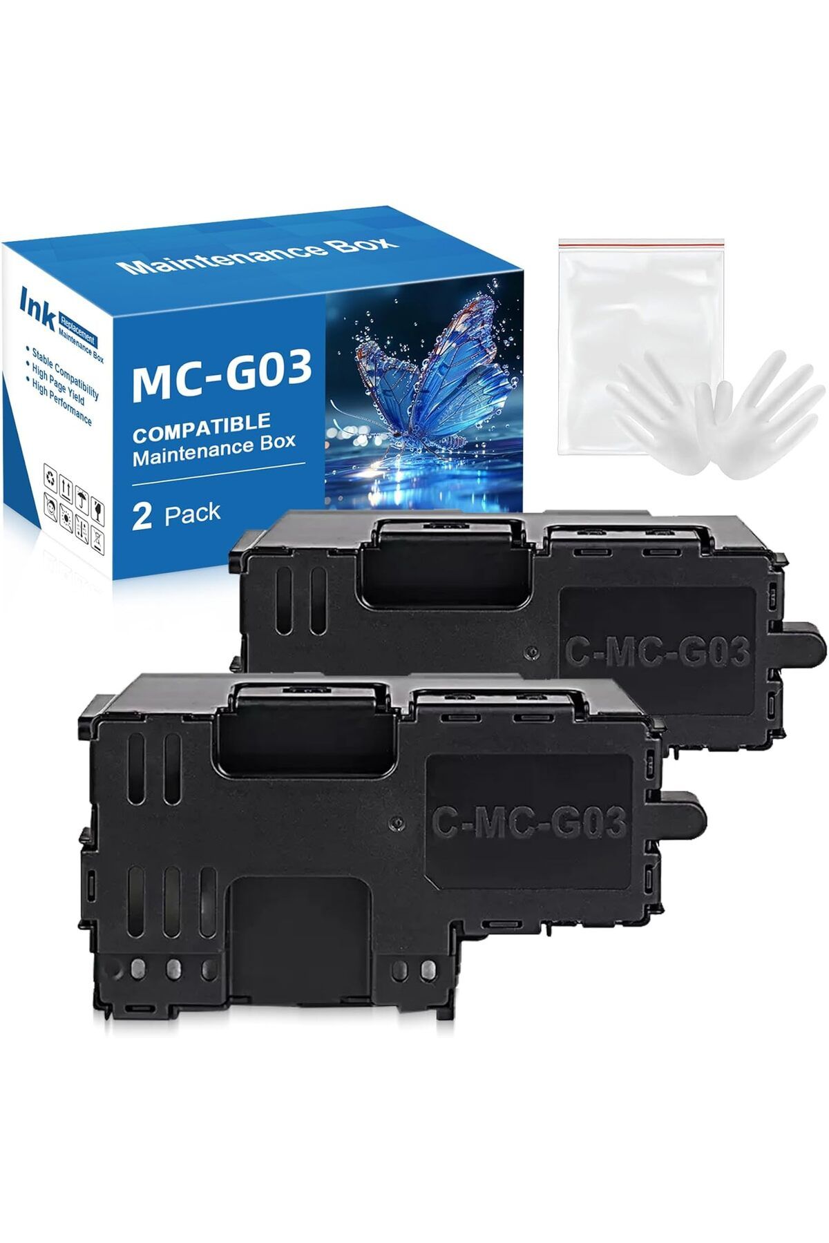 Canon MC-G03 ATIK KUTUSU GX3020 GX3040 GX3050 GX3070 GX3080 GX4020 GX4030 GX4040 GX4050 GX4070 GX4080
