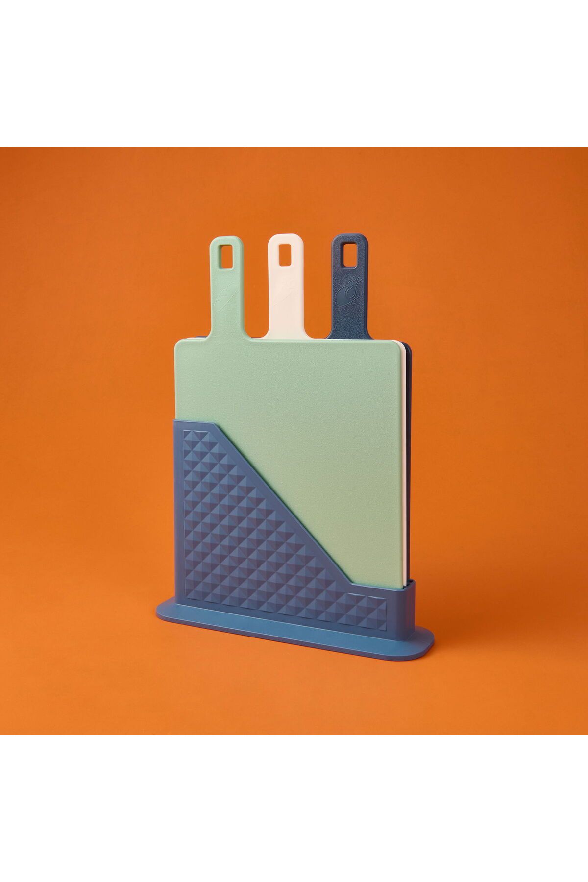 MATMEL 3'lü Stantlı Kesme Tahtası Seti - Renkli - 25 cm