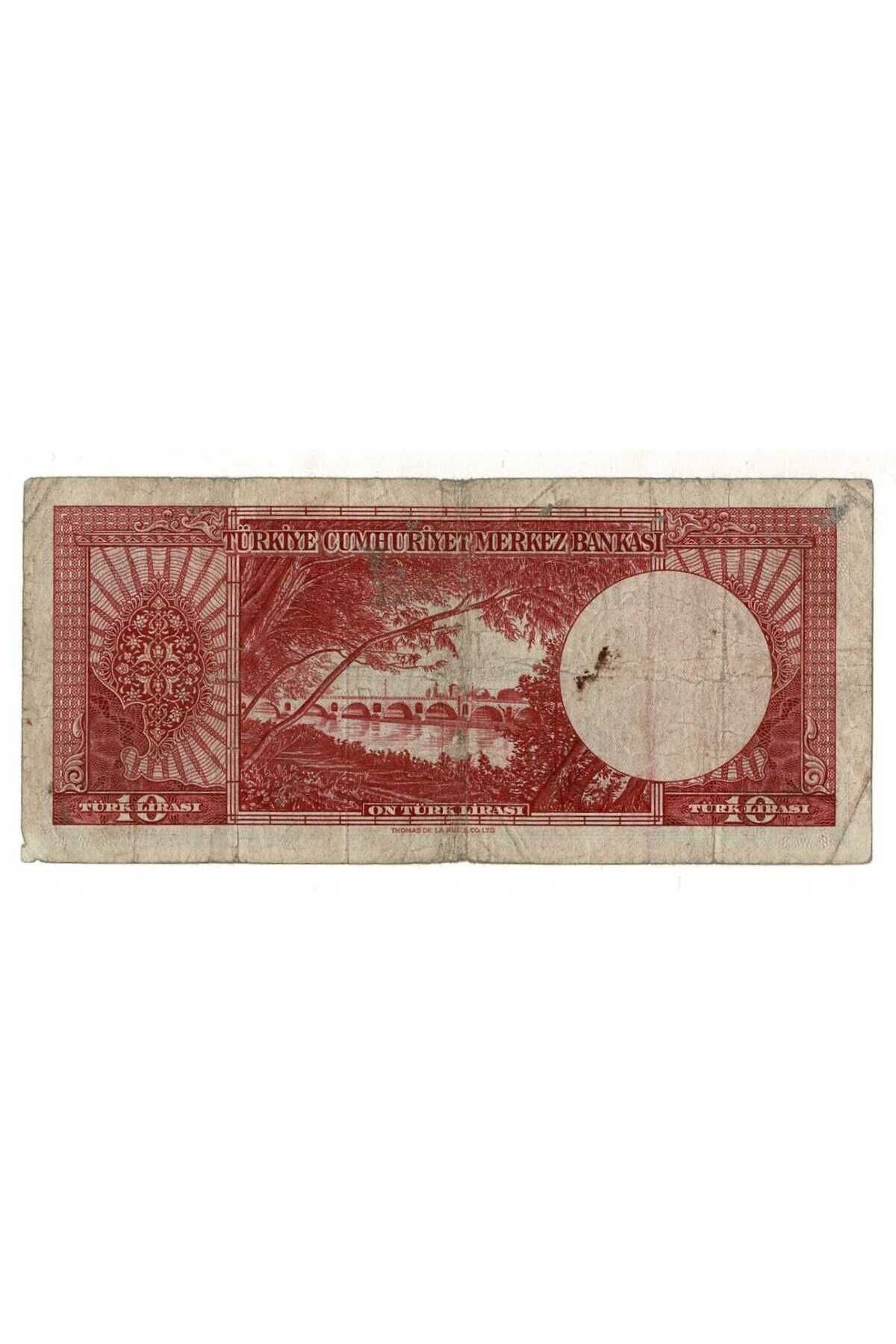 Gökçe Koleksiyon 5.Emisyon 2. Tertip 10 Türk Lirası Seri T28 Temiz TCK9396