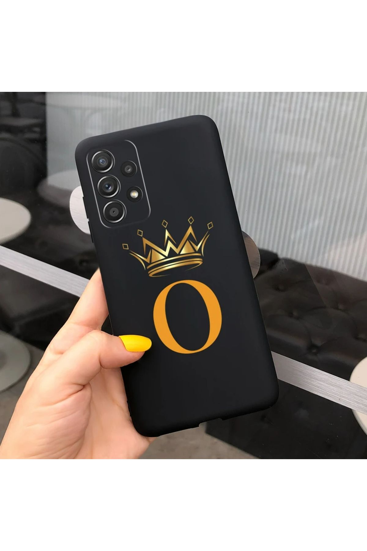 Rotaks Samsung Galaxy A23 Uyumlu Kılıf Silikon Esnek İsme Özel Baskılı Harf