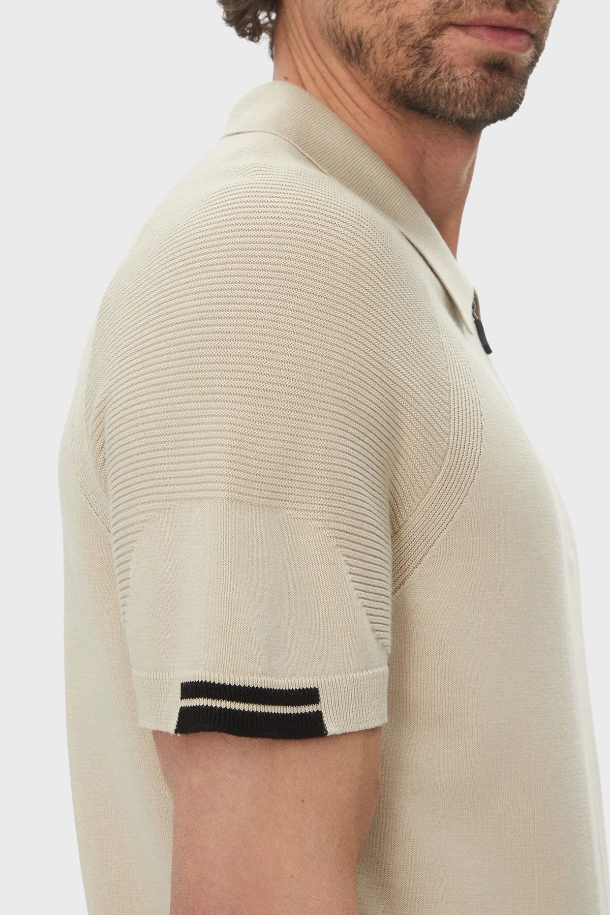 تی شرت یقه پولو مردانه پنبه باریک و نیمی از ZIPPER POLO TREAT TREAN THE AYAKA TURT 50537146 284 BOSS