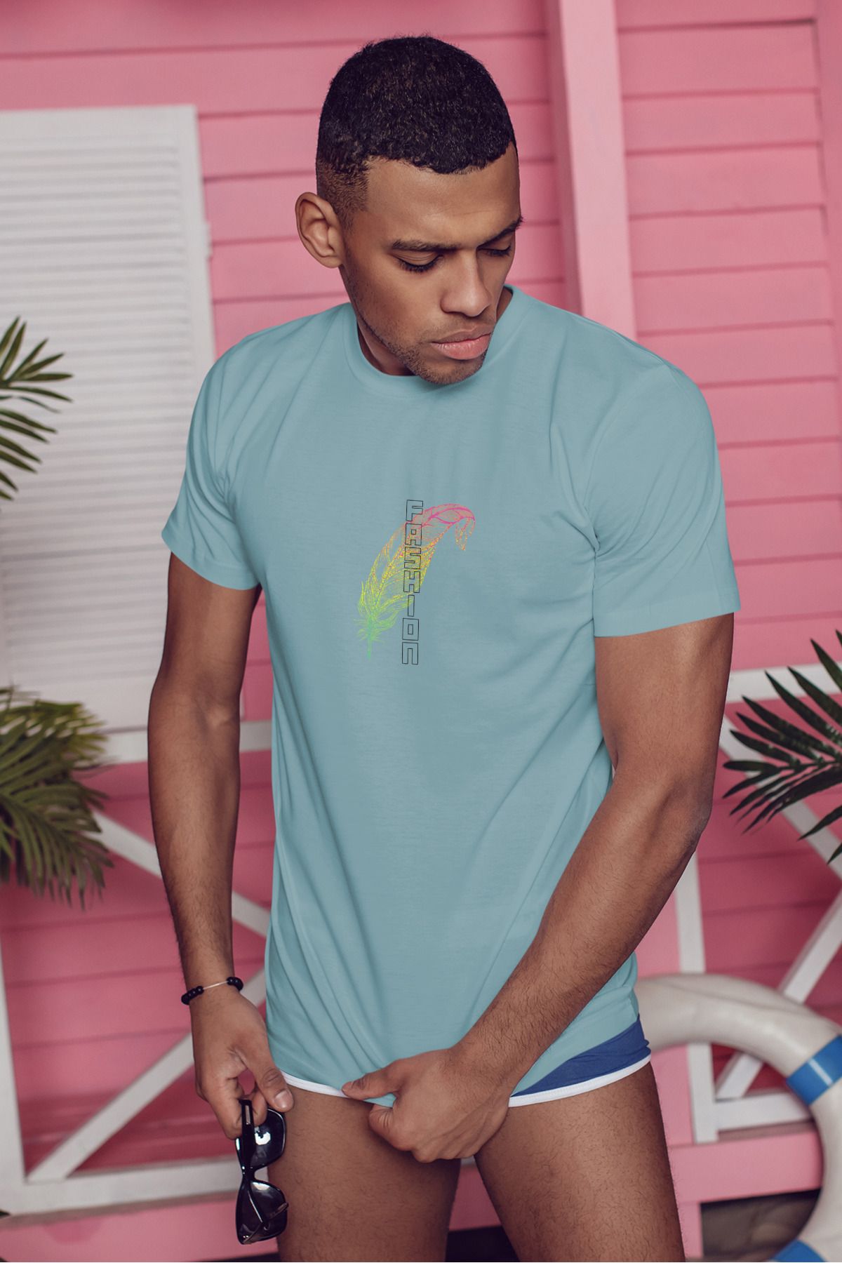 Decrift Fashion %100 Pamuk Erkek T-Shirt
