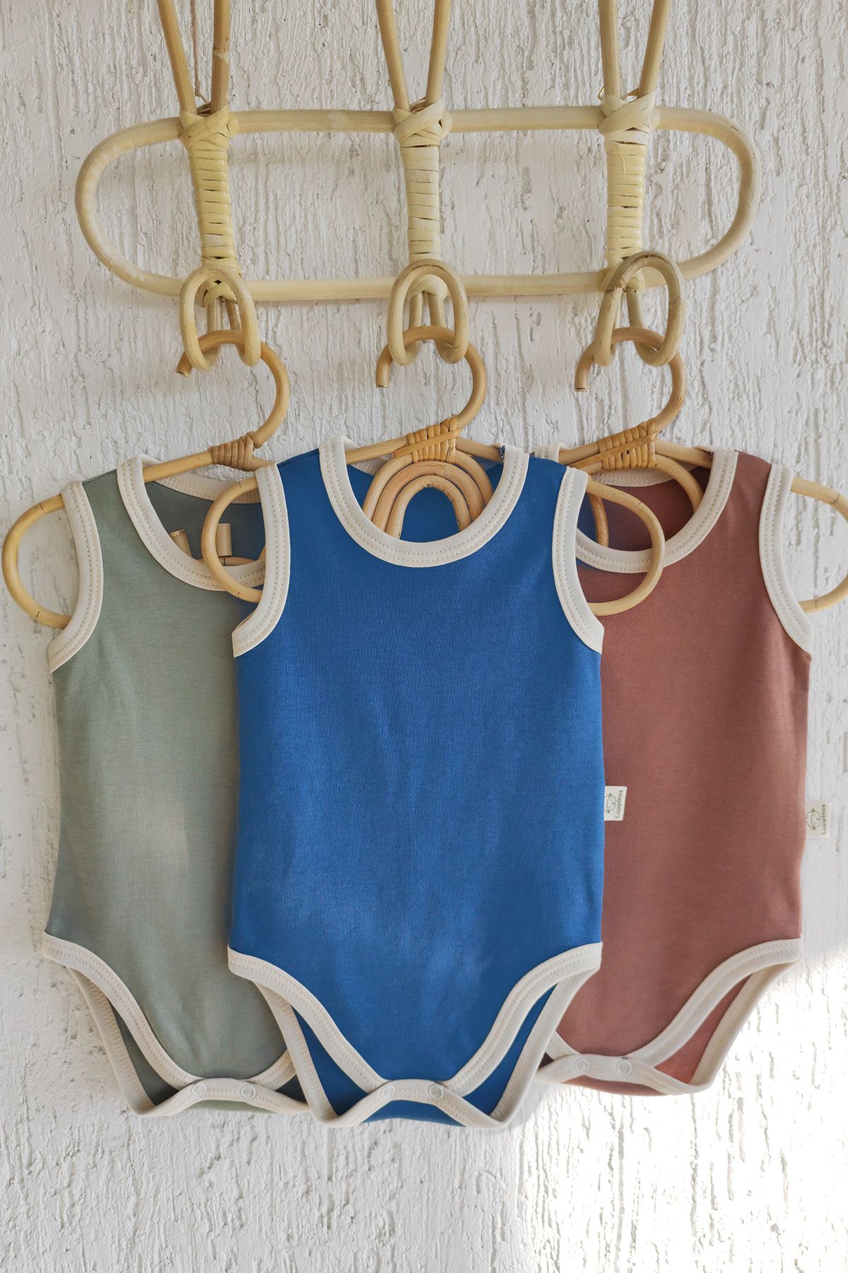 Luppinos Milena 3lü %100 Pamuk Bebek Atlet Set
