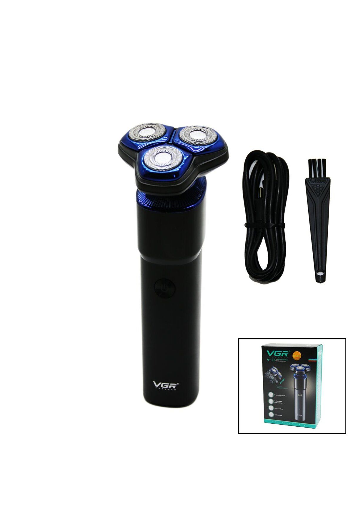 STOREMAX svticaret ŞARJLI 3 BAŞLI SIFIR SAKAL TRAŞ MAKİNESİ V-325 mhm 1053513