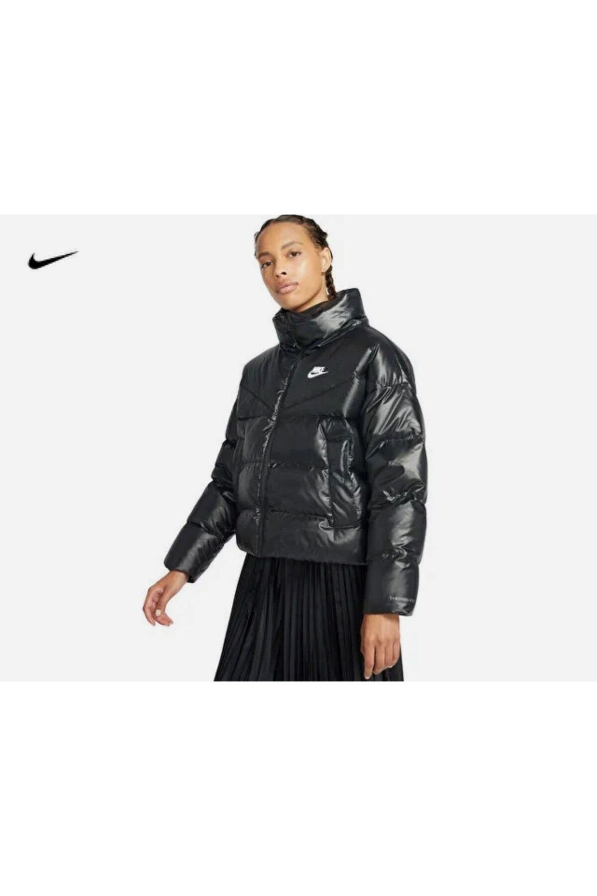 Nike Sportswear Therma-fit City Series Full-zip Kadın Mont Dh4079-010 (BİR BEDEN KÜÇÜK ÖNERİYORUZ)