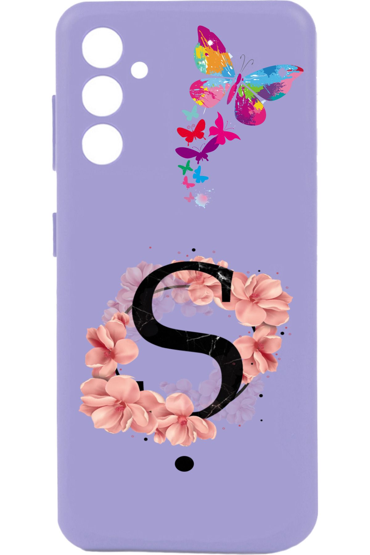 Rotaks Samsung Galaxy A54 Uyumlu Kılıf Silikon Esnek Soft ve Pürüzsüz İsme Özel Baskılı