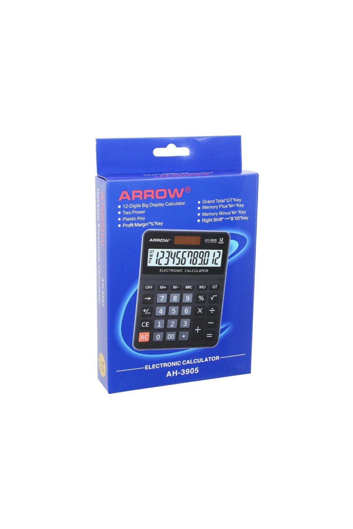 POEBGO FAMİLY'S 12 HANELİ HESAP MAKİNESİ GÜNEŞ ENERJİLİ - PİLLİ 17.5 X 12.5 X 1.7CM 170GR (5162)