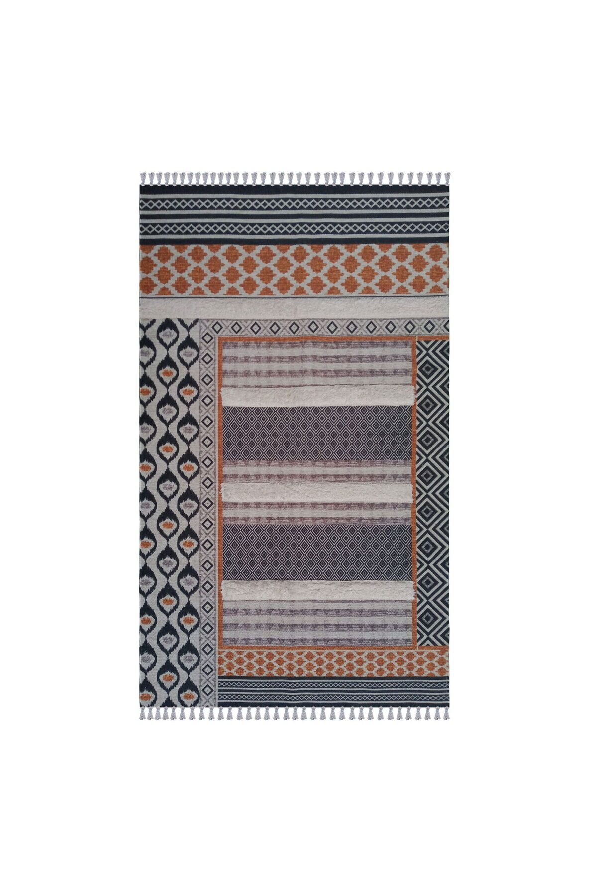 ASPARTAM Home MR08 Tafting Pamuklu Kilim - Renkli - 120x180 cm