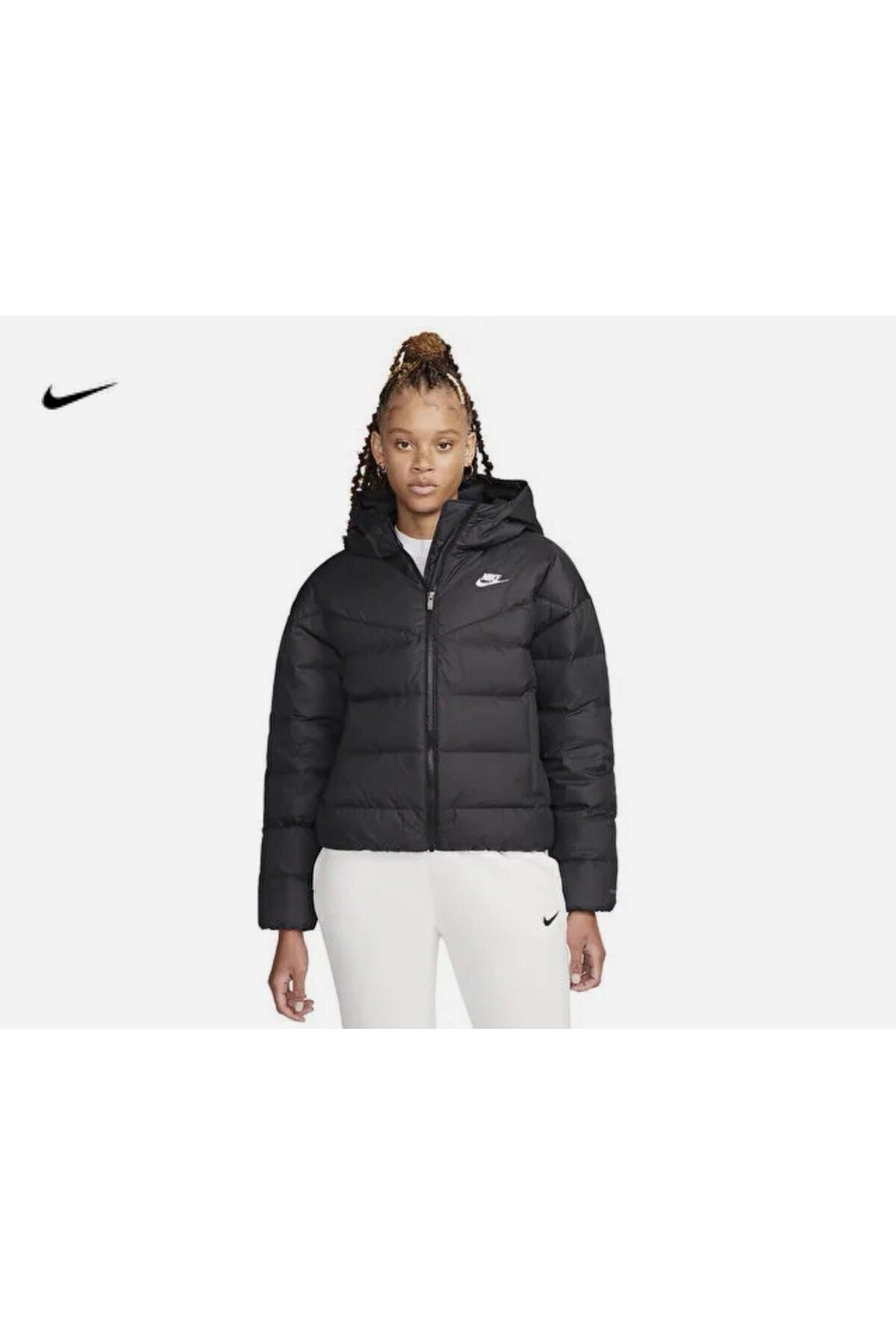 Nike Giyim Mont Kaban W Nsw Sf Dwn Wr Hd Jkt