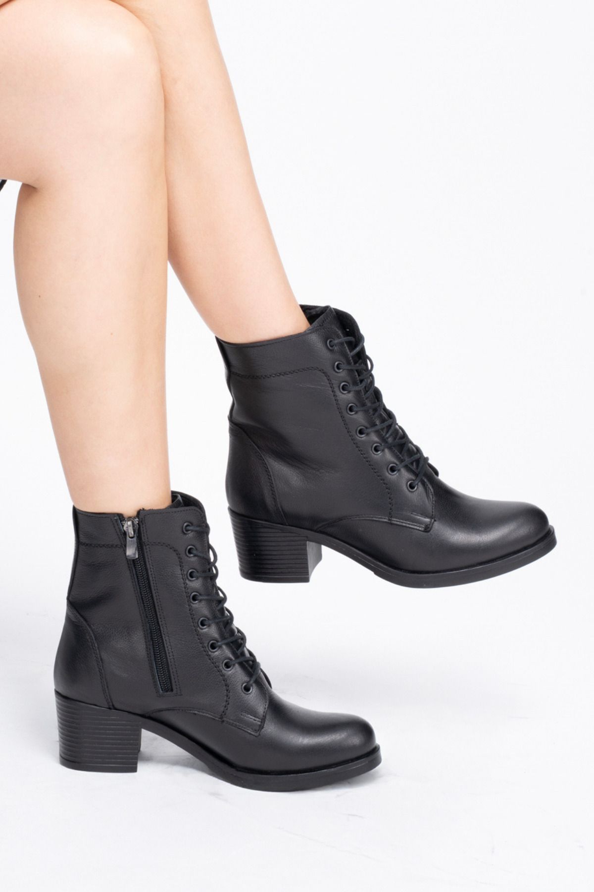 Dericalle shoes Hakiki Deri Kadın Topuklu Postal