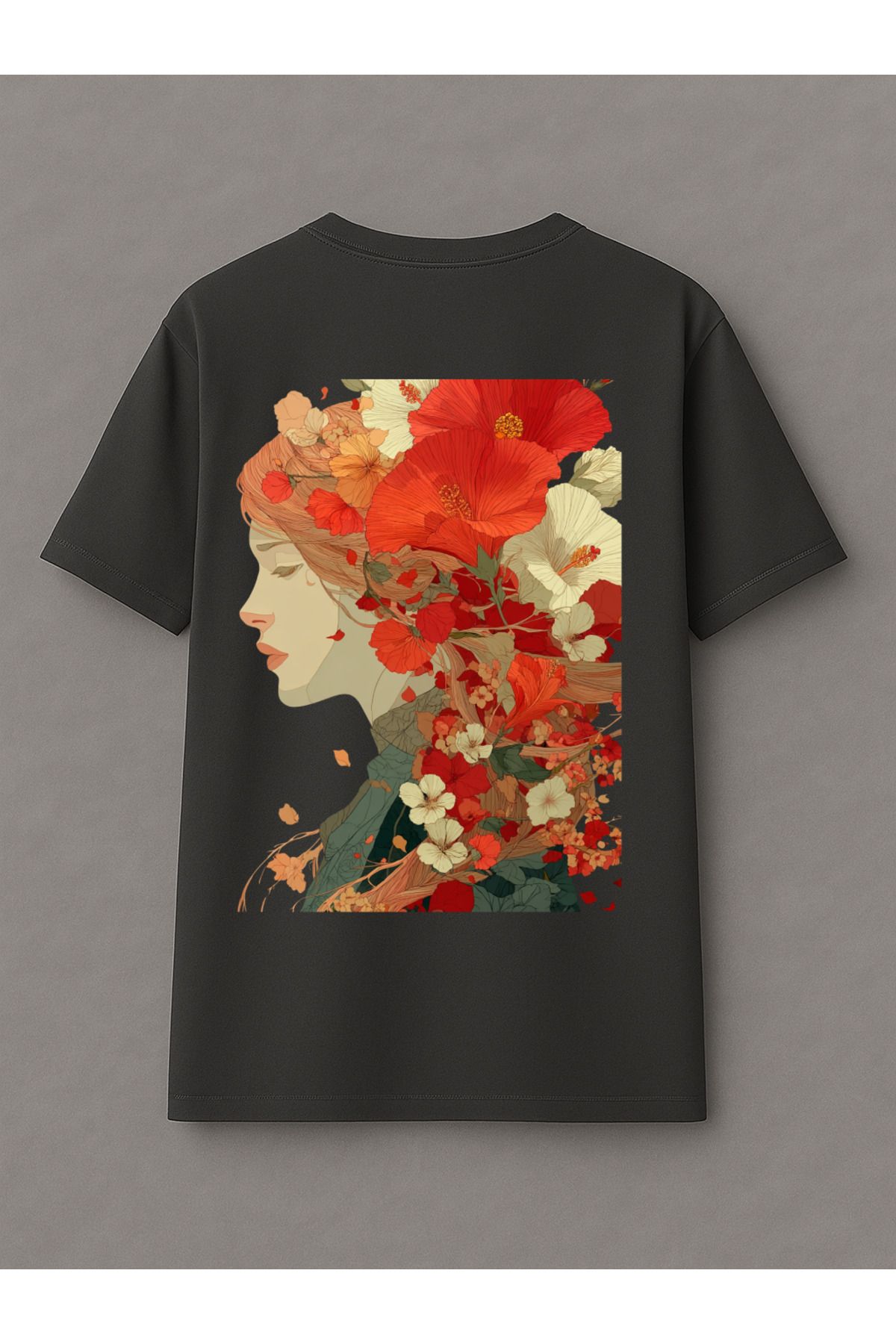 Vagonet Floral Face - Oversize T-Shirt
