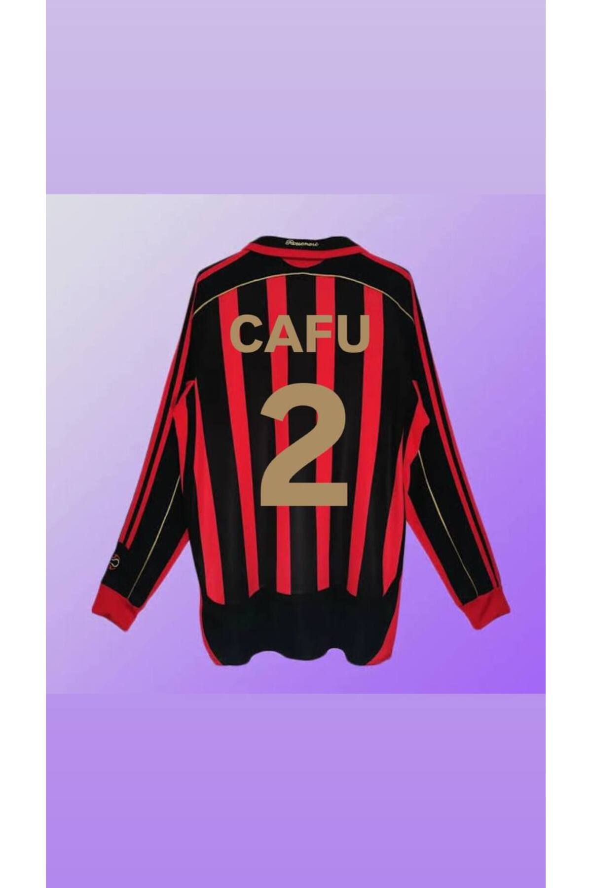 Alaturka Mix Milan 2007 Cafu Uzun Kol Kırmızı İç Saha Forması