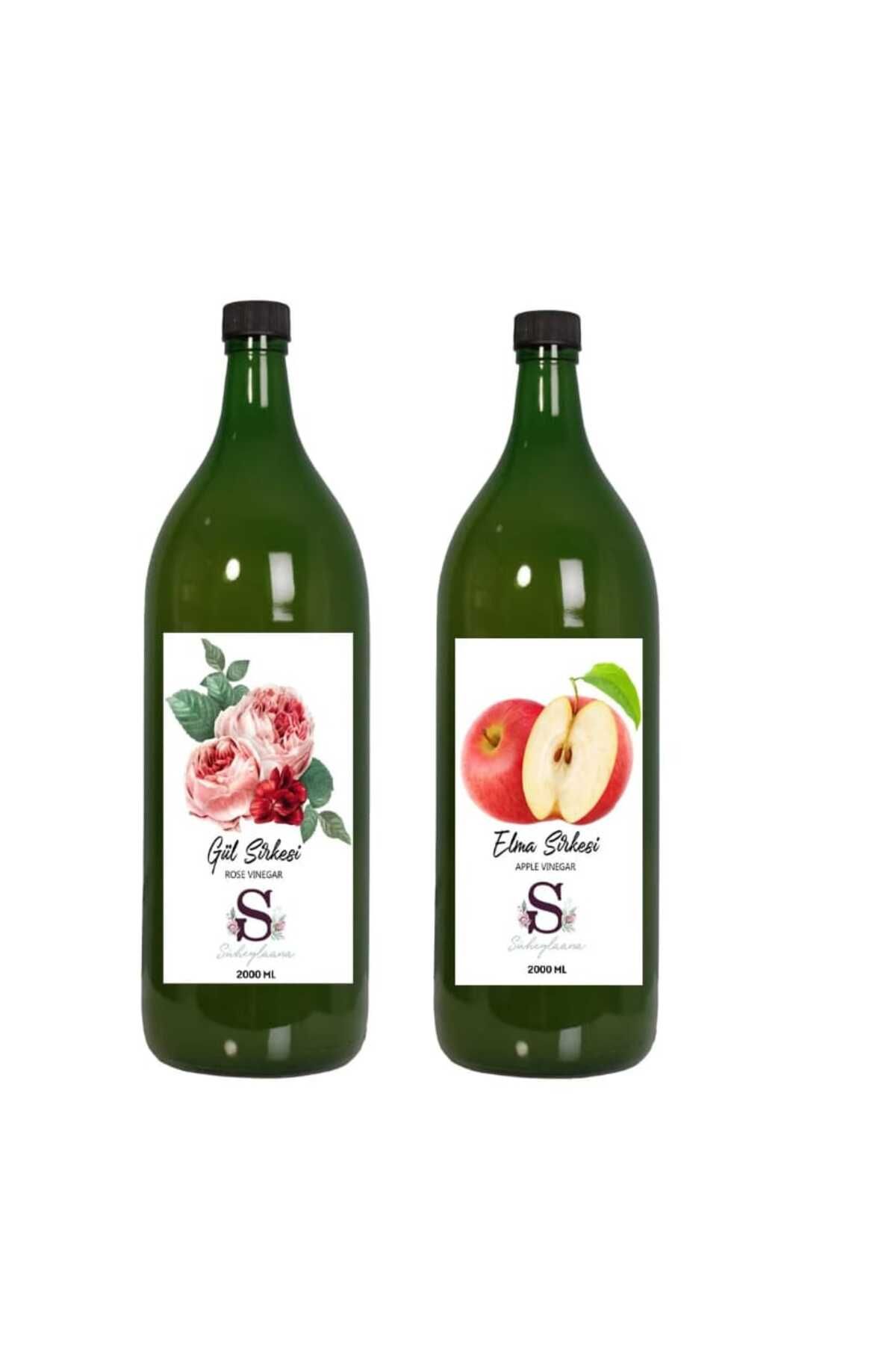 Süheylaana Doğal Gül Sirkesi 2000 Ml - Doğal Elma Sirkesi 2000 Ml