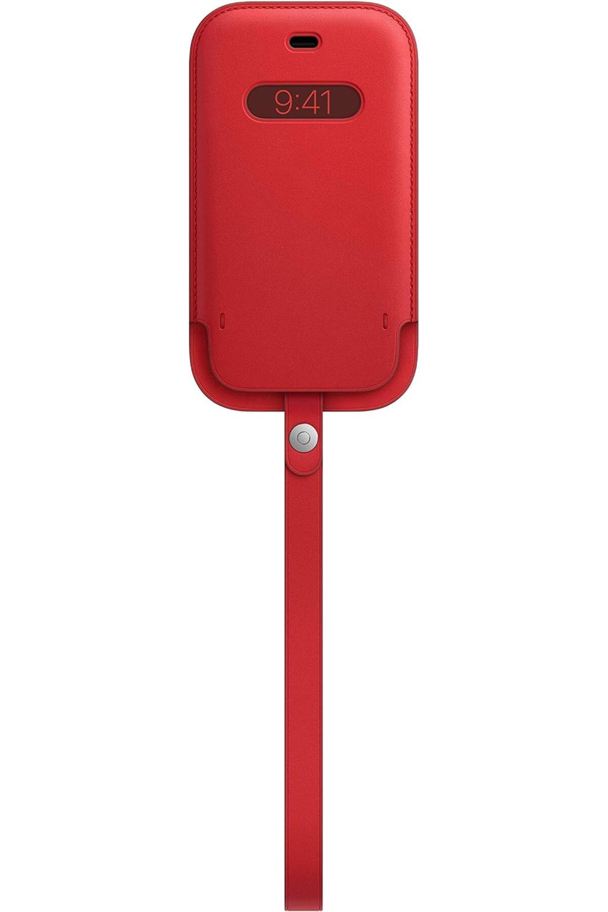 STOREMAX ELZ iPhone 12 mini için MagSafe özellikli Deri Zarf Kılıf - (PRODUCT)RED FRNTR 1127478