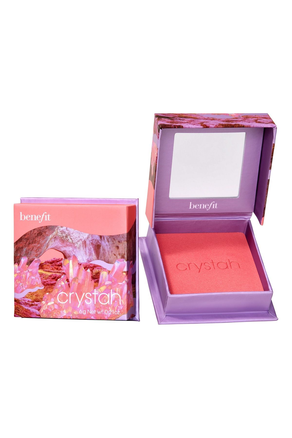 benefit cosmetics Crystah Wanderful World - Pudra Allık Strawberry Pink / 6g