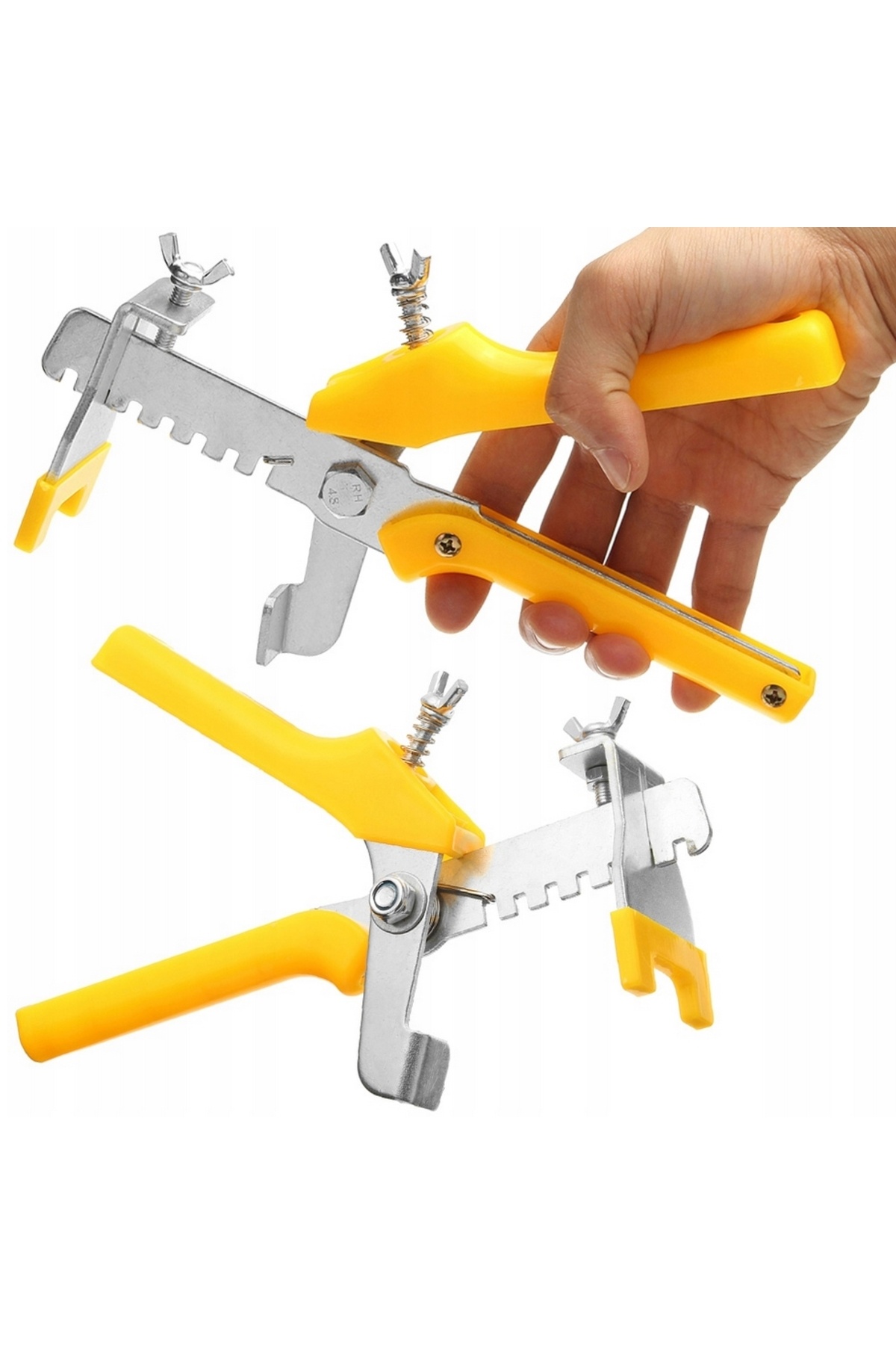 OEM-Cleste nivelare faianta si gresie, 23,5 x 13 x 5 cm, galben 4