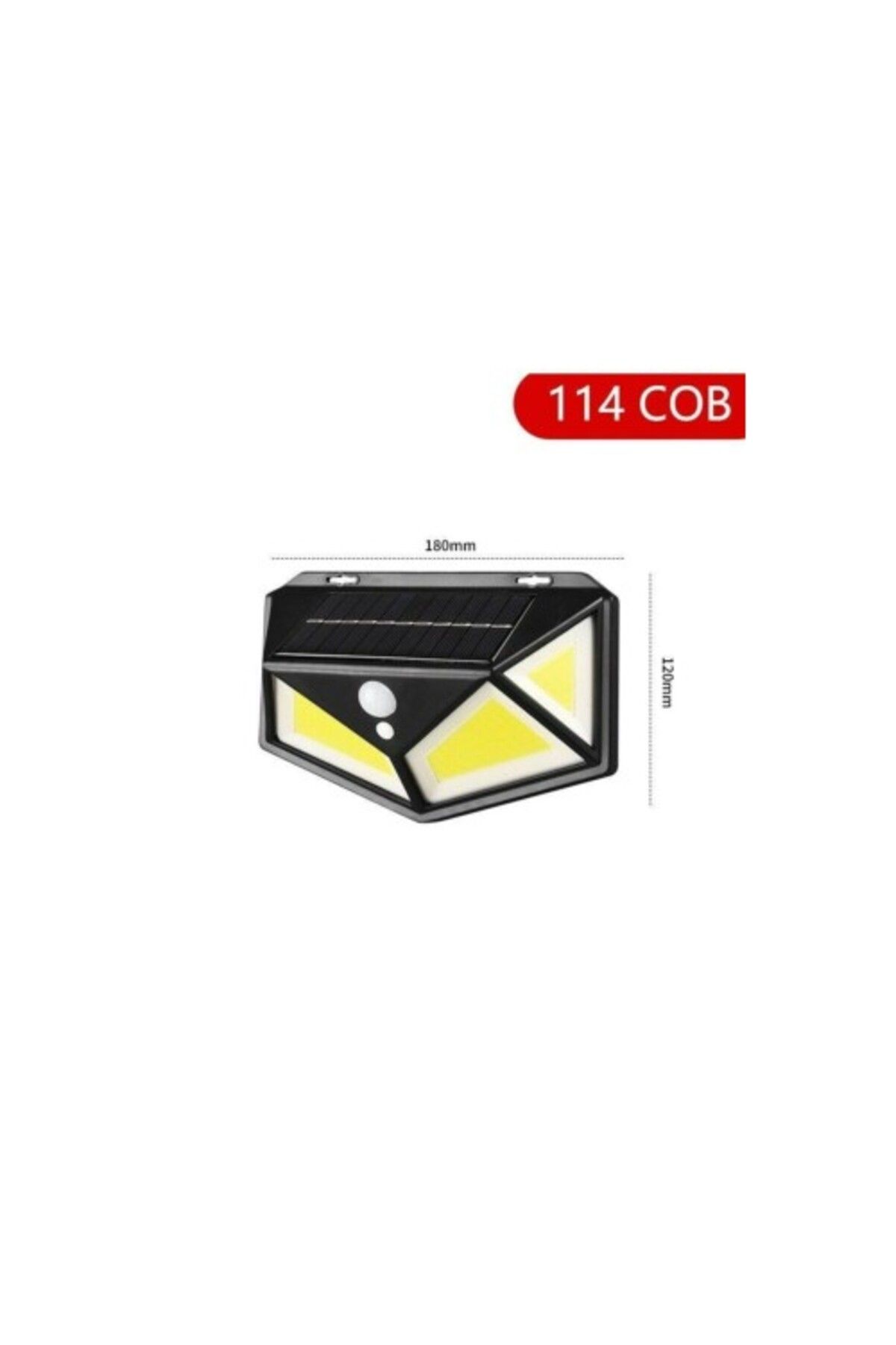BYR Fırsat Byr Hareket Sensörlü Bahçe Lambası 114 Led 3 Mod Yeni