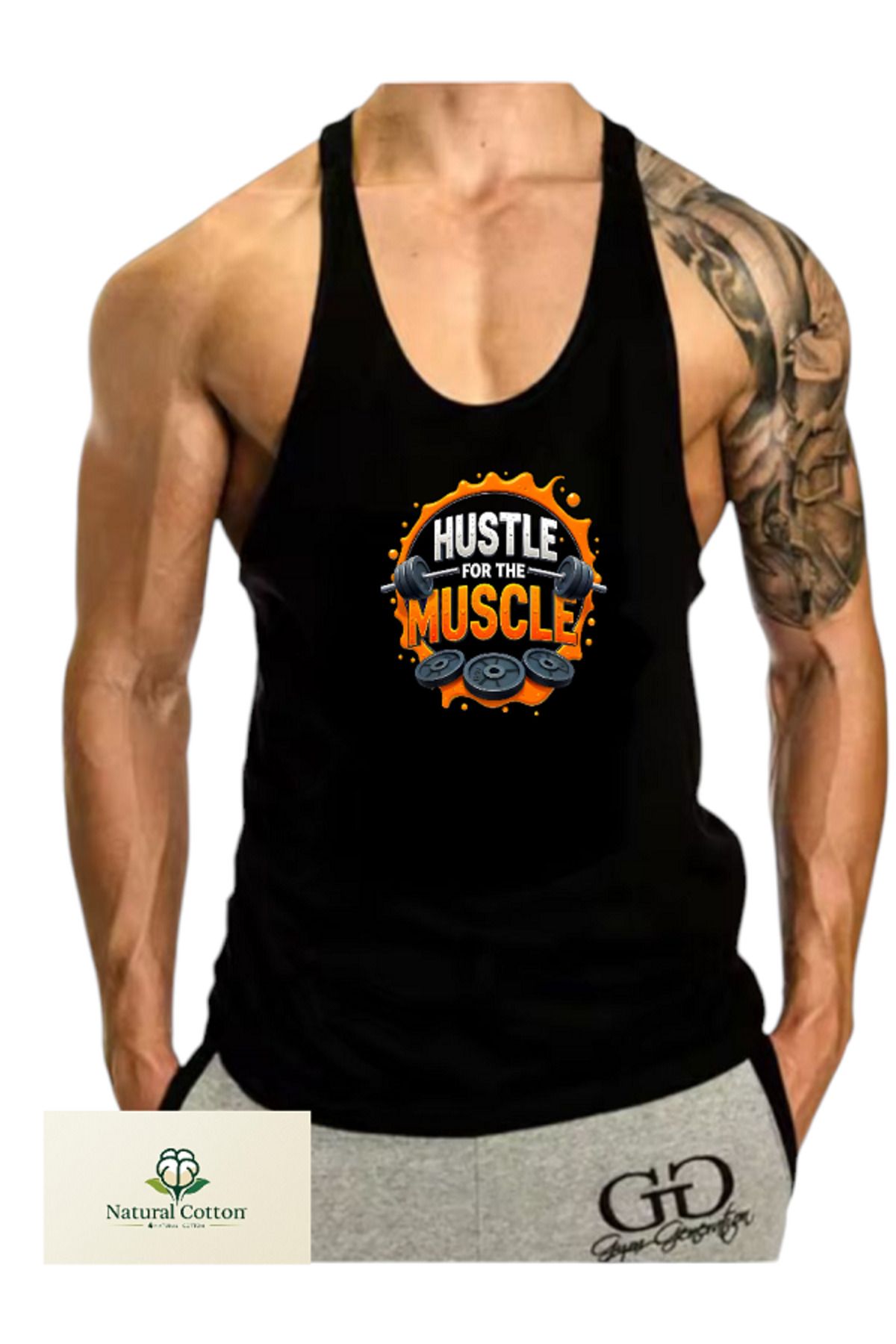 MUTLUGYM Fitness Gym Tank Top Sporcu Atleti