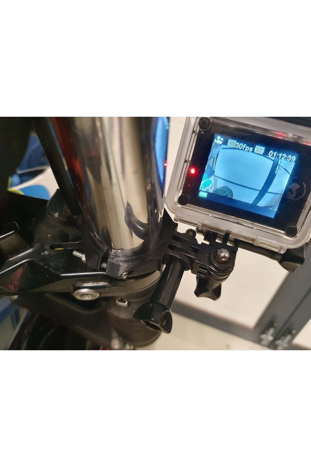 Lucest GoPro 40mm motosiklet çatal montajı (Plastik Aparattır!!!)