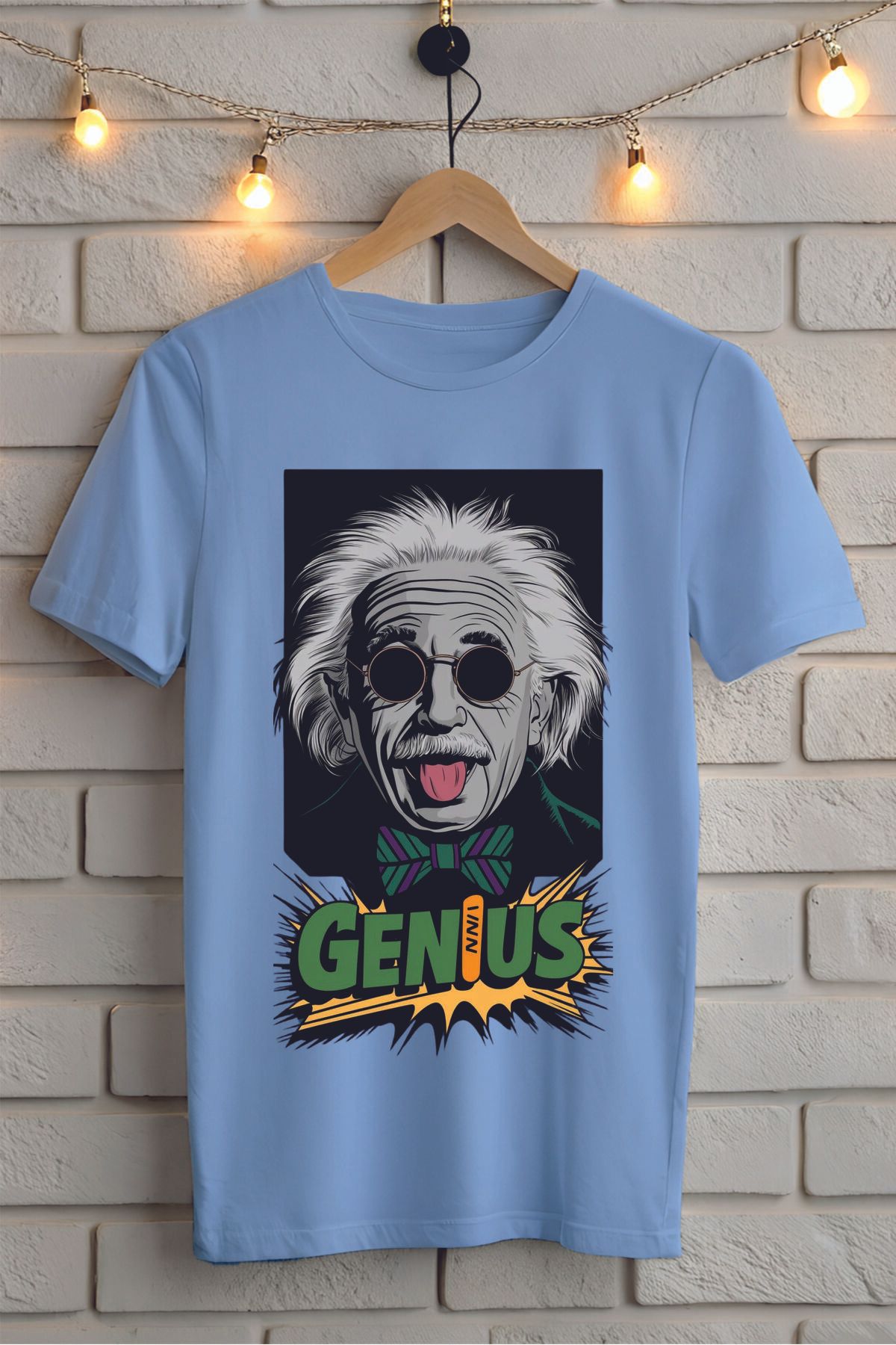 ModaSphere GENIUS Baskılı Unisex Tişört