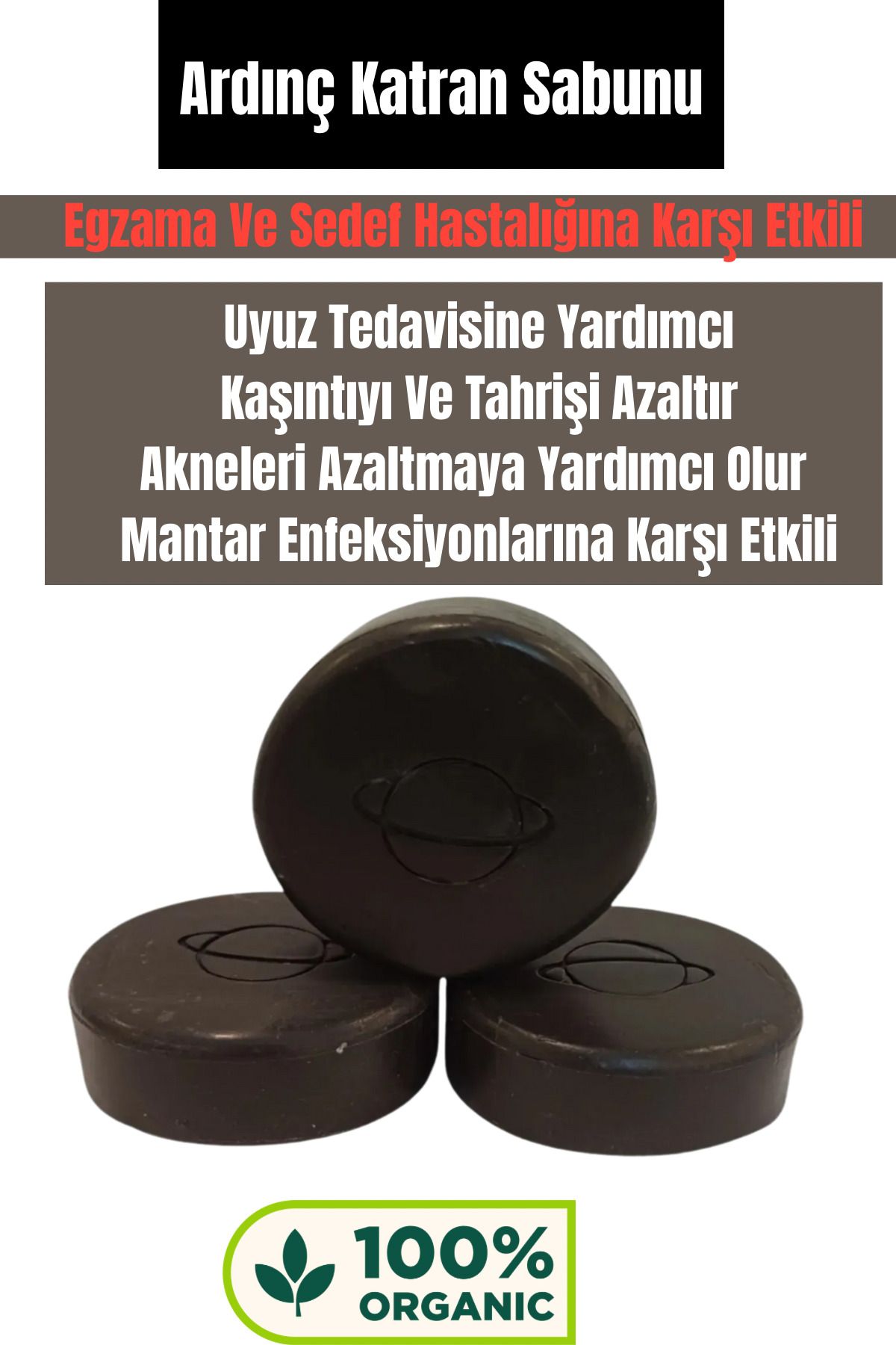EpiRelax Hakiki Saf Ardınç Katran Sabunu (,,,) Etkili