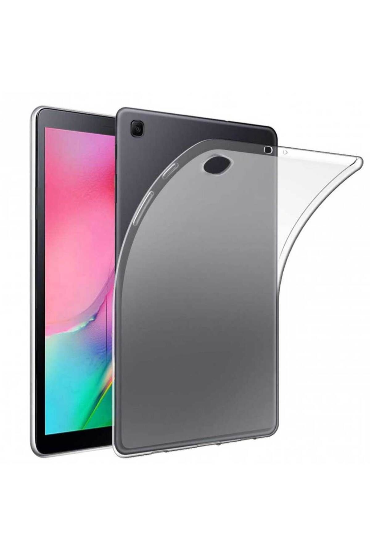 Tekamo Samsung Galaxy Tab A SM T290 8 inç Uyumlu Şeffaf Silikon Tablet Kılıfı