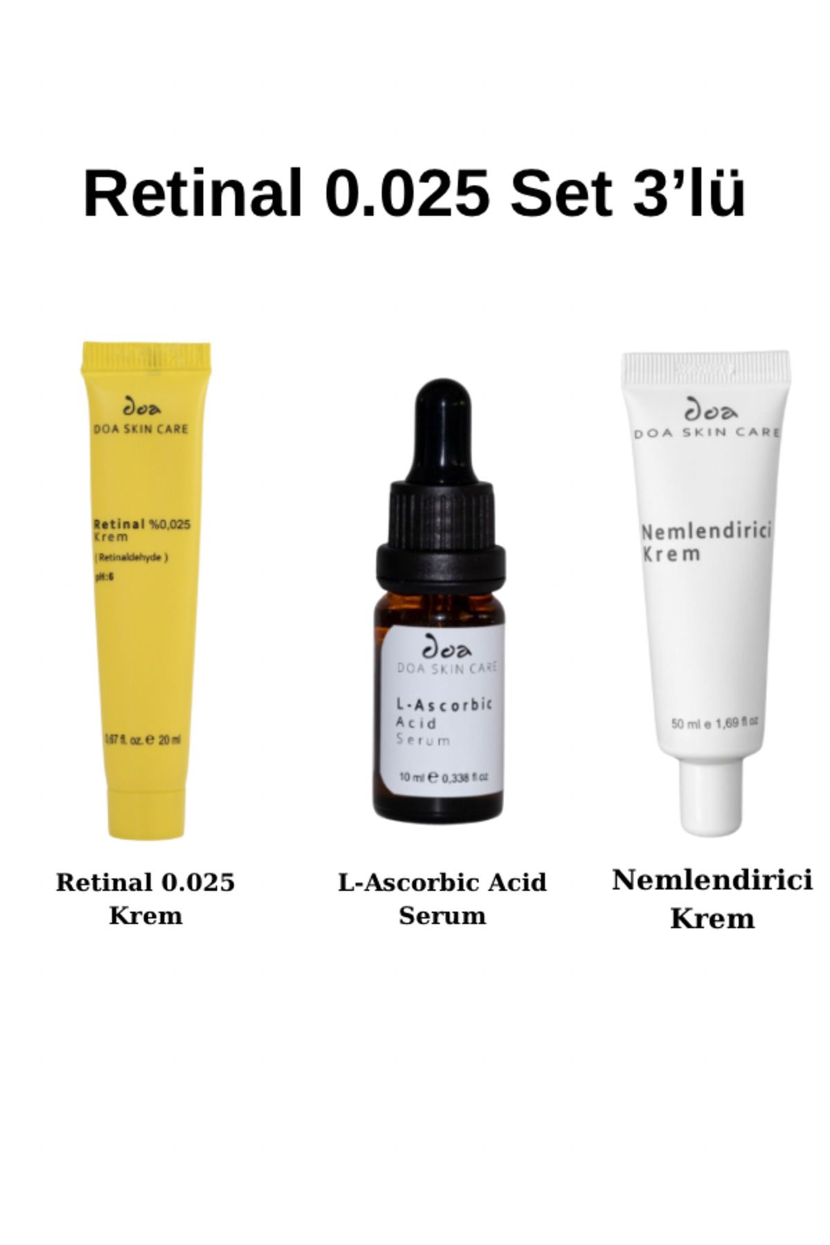 Doa Retinal 0.025 3’lü Set