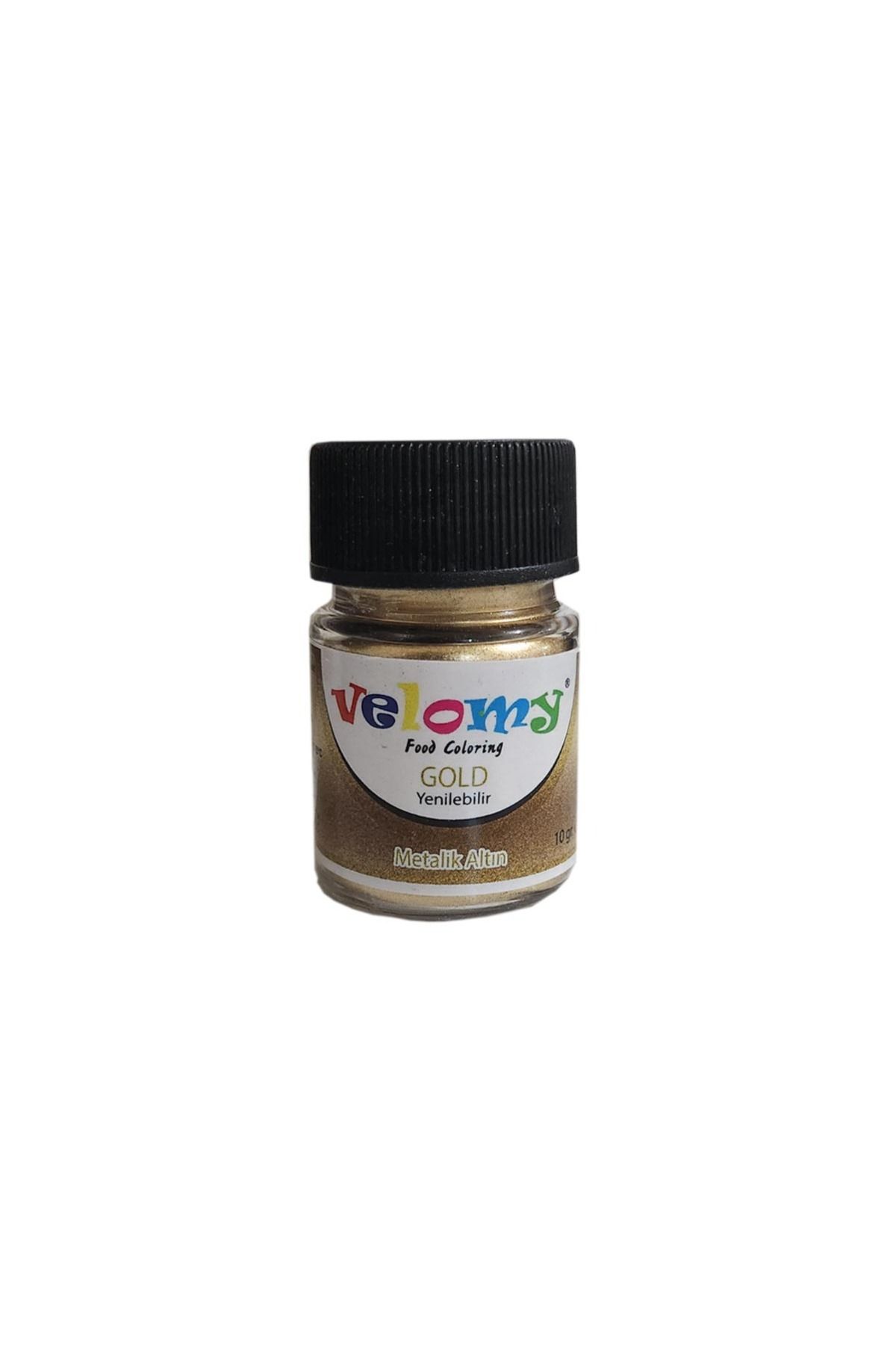 fotopasta Velomy Metalik Sim Toz Boya 10gr Altın