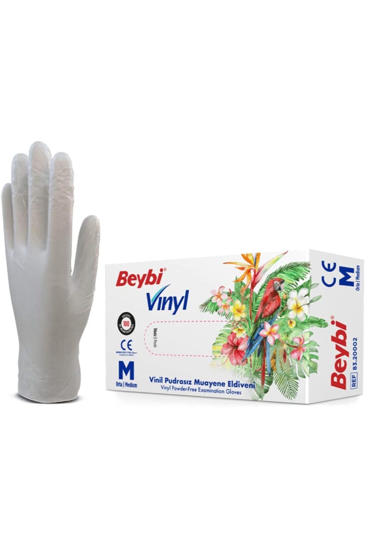 Mu Art Ahşap Mrt VINYL (VİNİL) ELDİVEN (TEMİZLİK, GIDA, KUAFÖR, BAHÇE, İŞ ELDİVENİ) (LARGE (BÜYÜK))