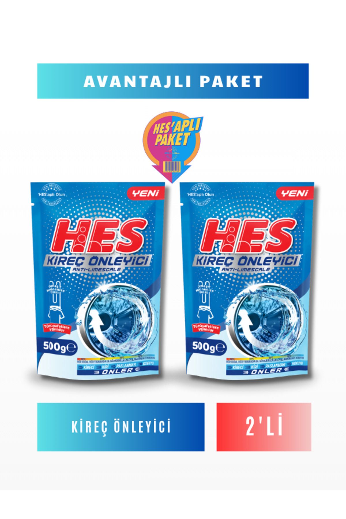 Hes Kireç Önleyici 500 Gr*2