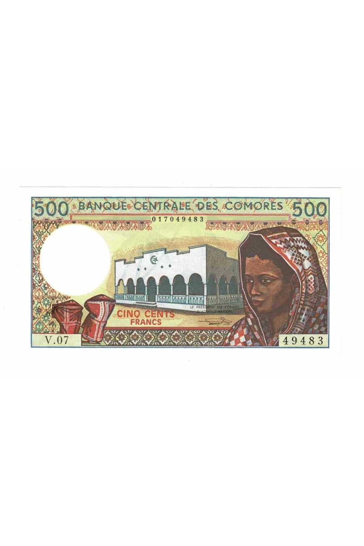 Gökçe Koleksiyon Comores 500 Frank 1994 ÇİL YKP7613