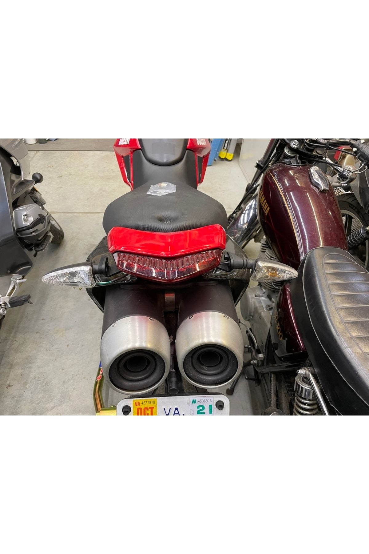 Lucest Ducati hipermotard dönüş sinyali burç Uyumlu