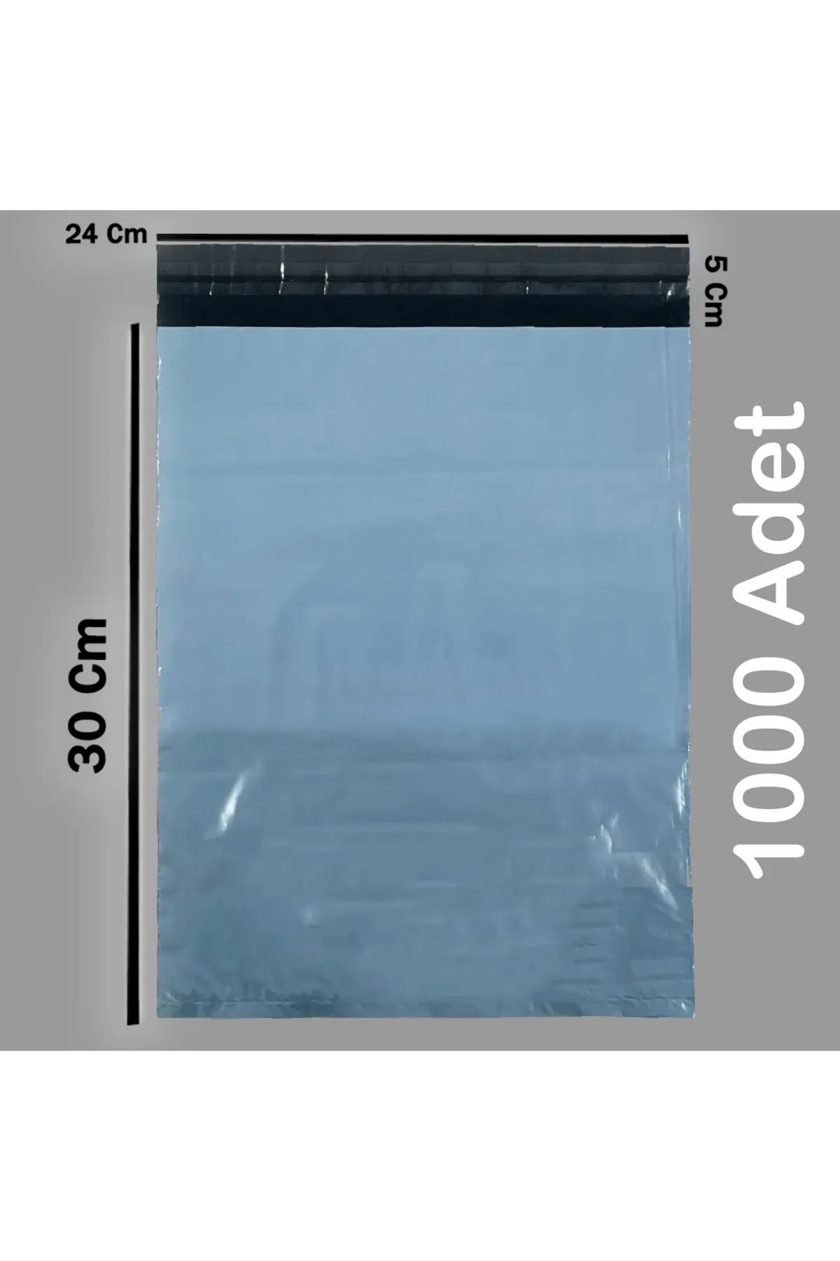 uzhanem Cepsiz Kargo Poşeti 1000 Adet 24 x 30 + 5Cm