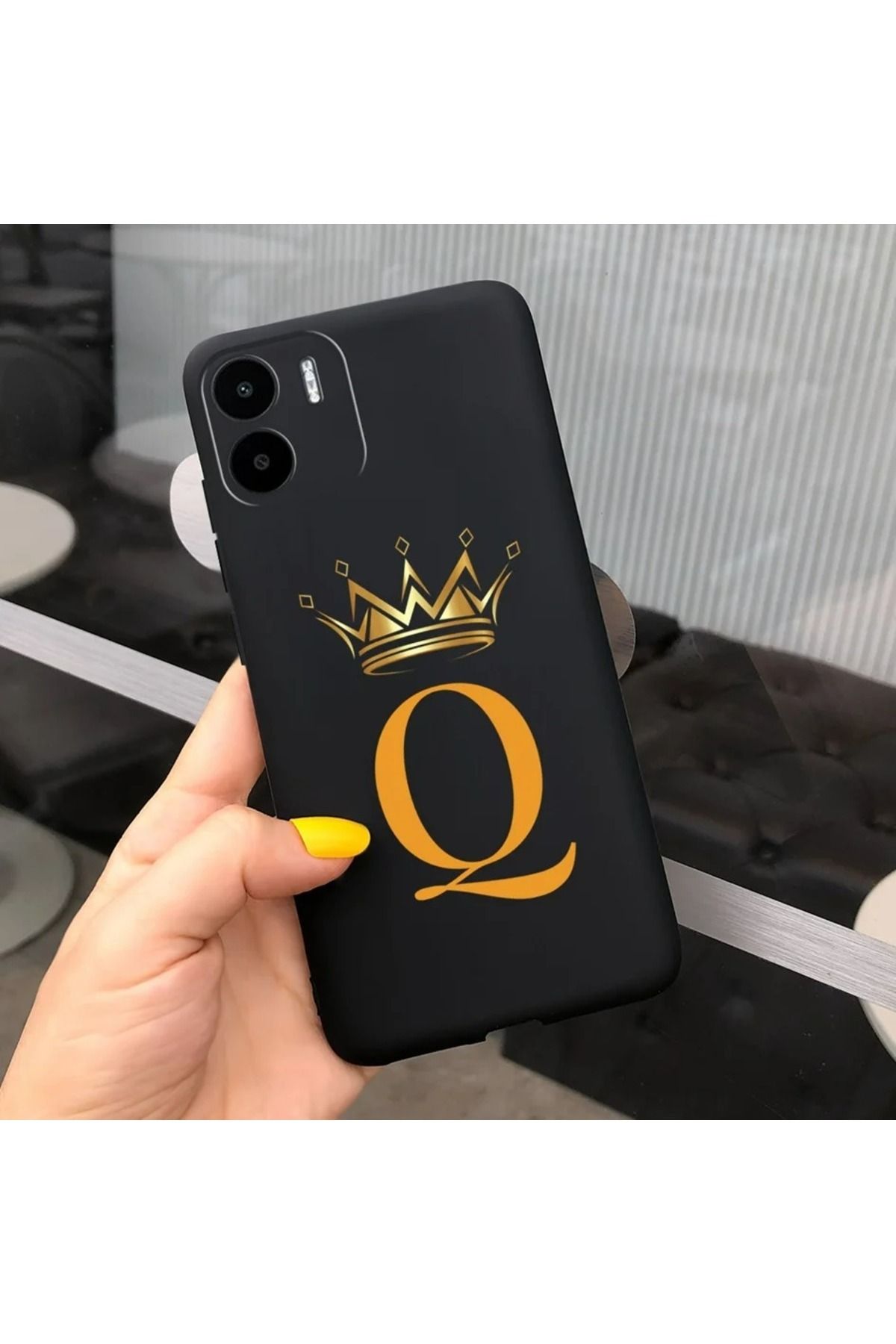Rotaks Xiaomi Redmi A1 Uyumlu Kılıf Silikon Esnek İsme Özel Baskılı Harf