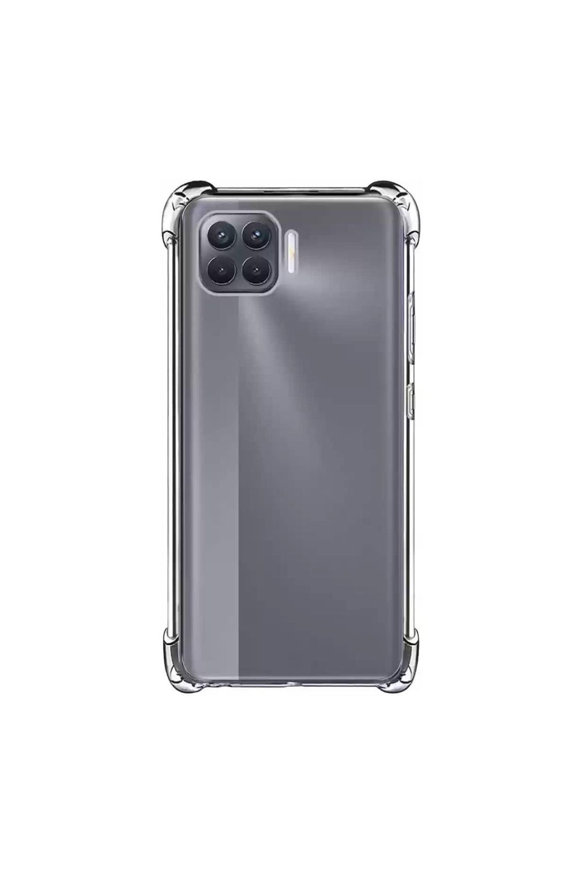 CaseArt Oppo A73 ile uyumlu Kapak Köşe Korumalı Airbag Antishock Şeffaf Silikon Kılıf