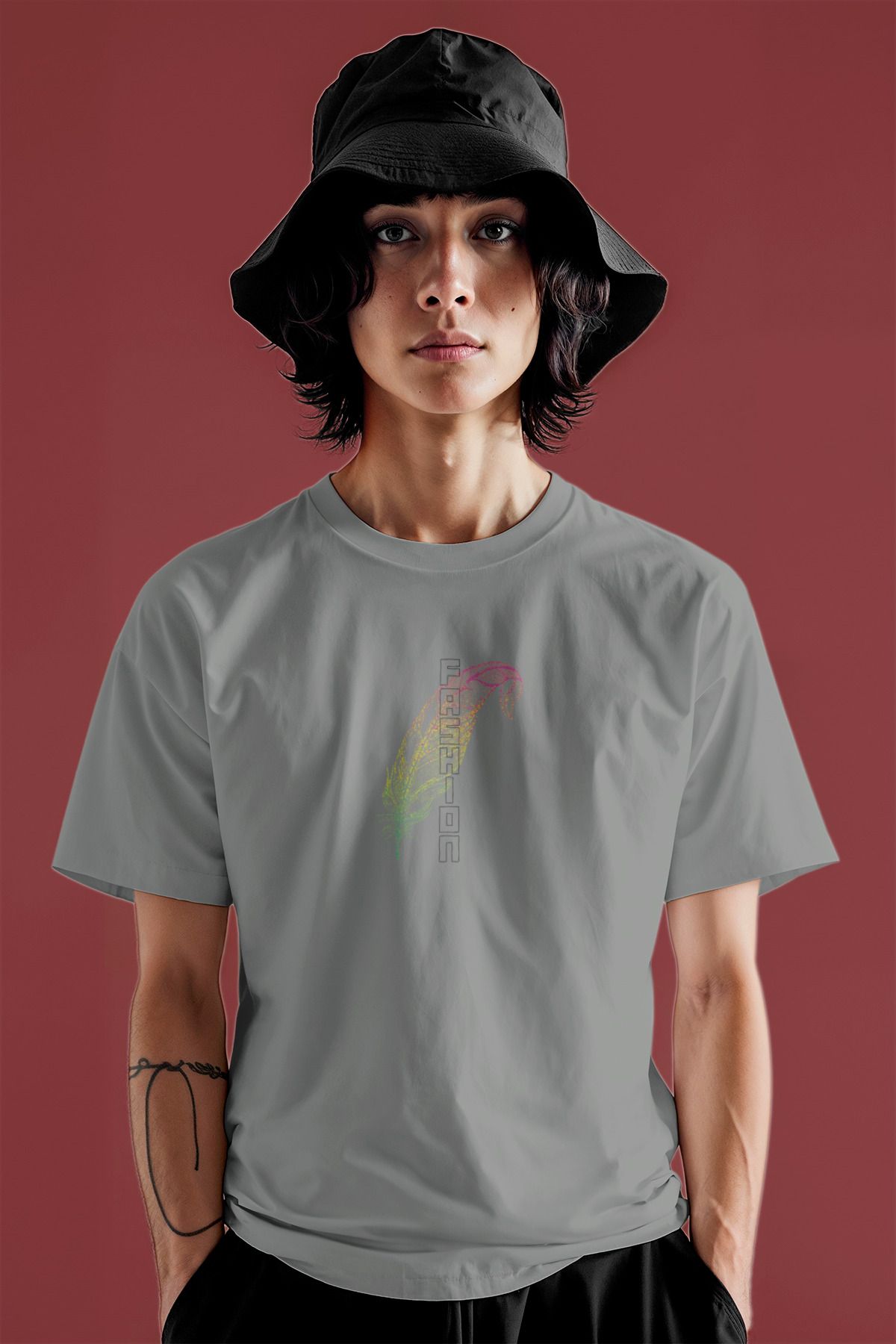 Decrift Fashion %100 Pamuk Kadın T-Shirt