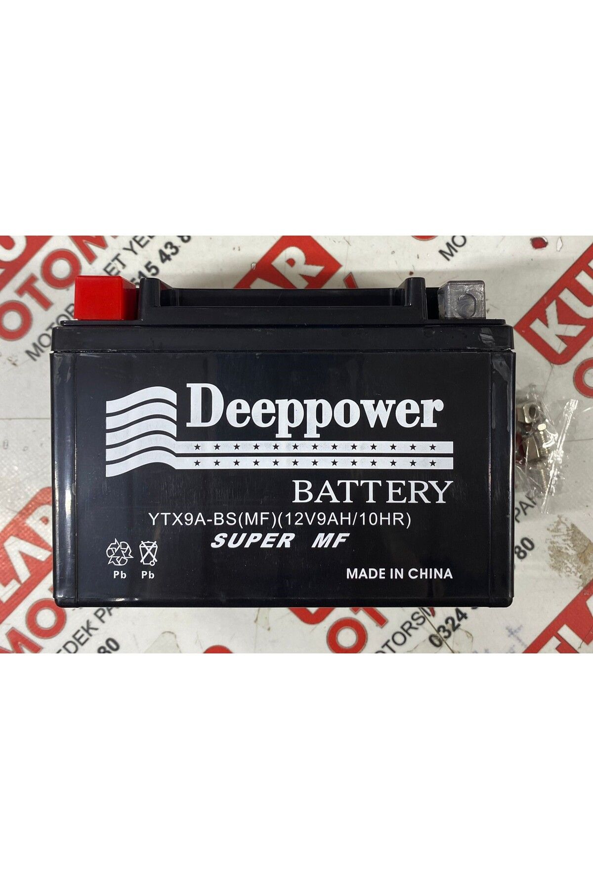 DEEPPOWER YTX9A-BS (MF) 12V9AH Motosiklet Aküsü DP